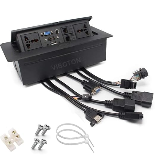 Viboton Desktop Pop-Up Power Socket & Connectivity Hub
