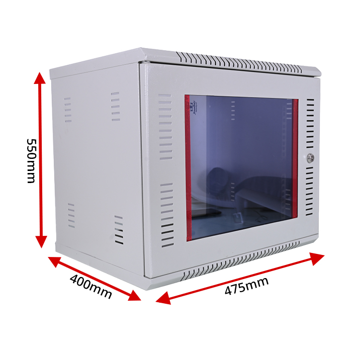 Wall Mount Network Cabinet Velvu Metal 9U Rack ST-RW-9040