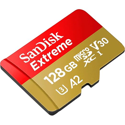 SanDisk Extreme 128GB microSD Card
