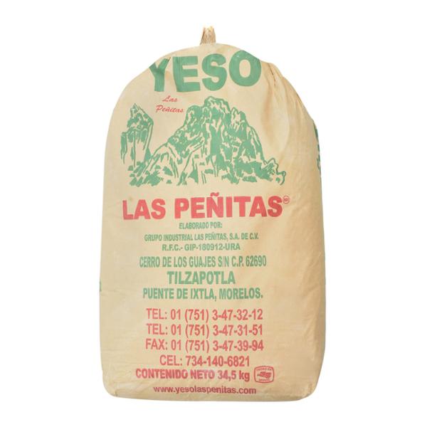 Yeso las peñitas Bulto 34.5 kg (PZA)