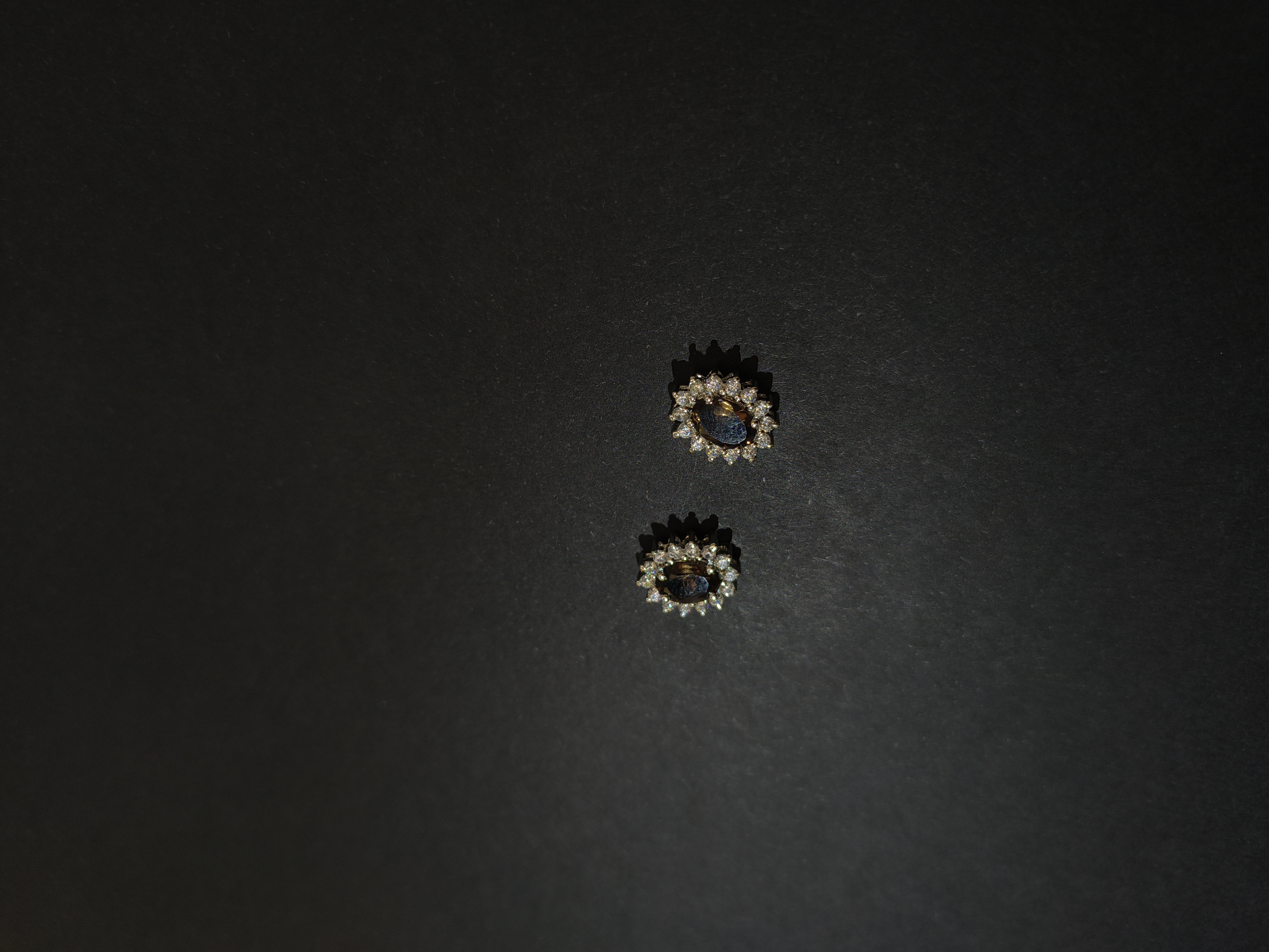 Smoky topaz gemstone jewelry set
