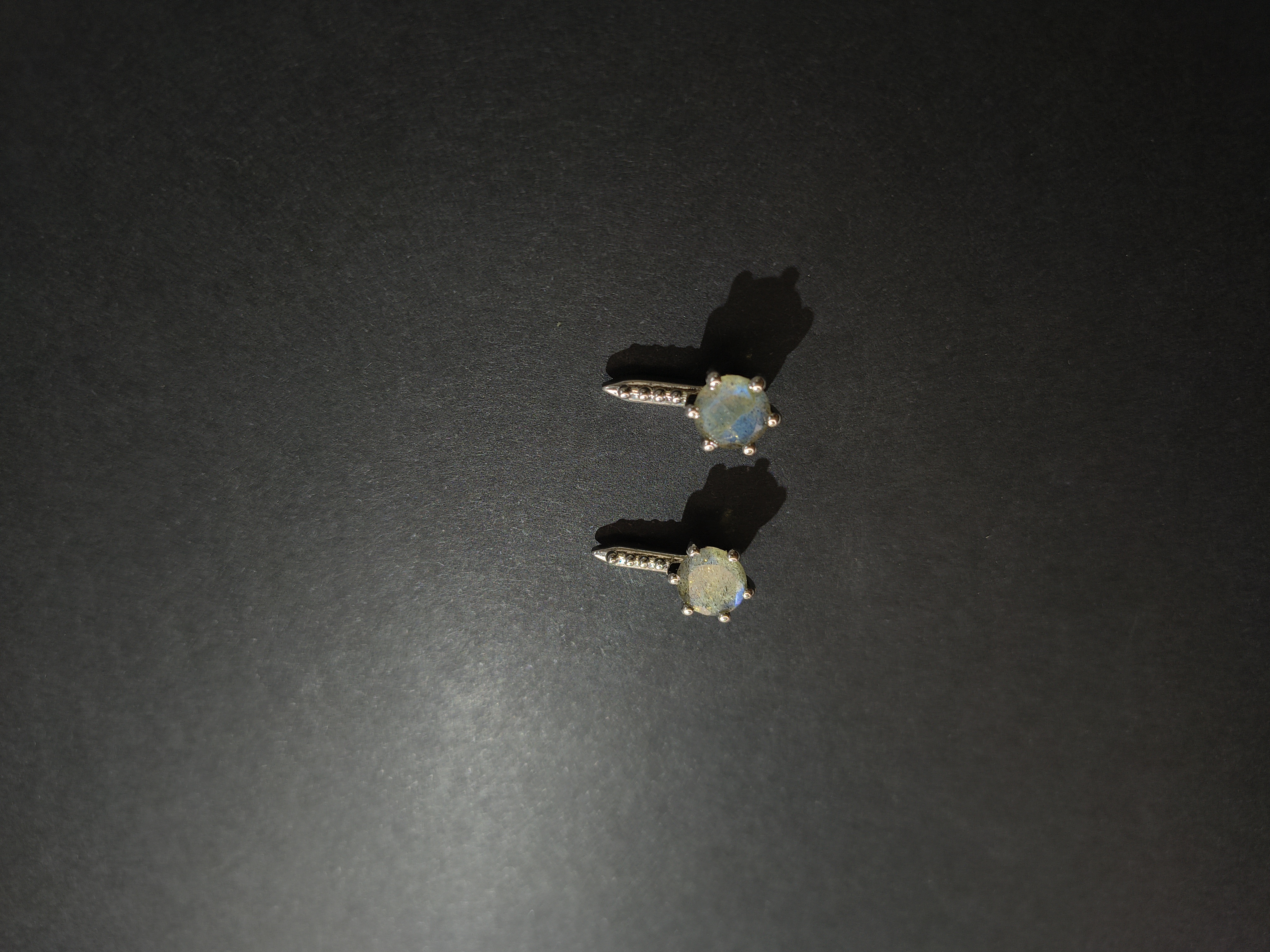 Labradorite necklace Earrings Set