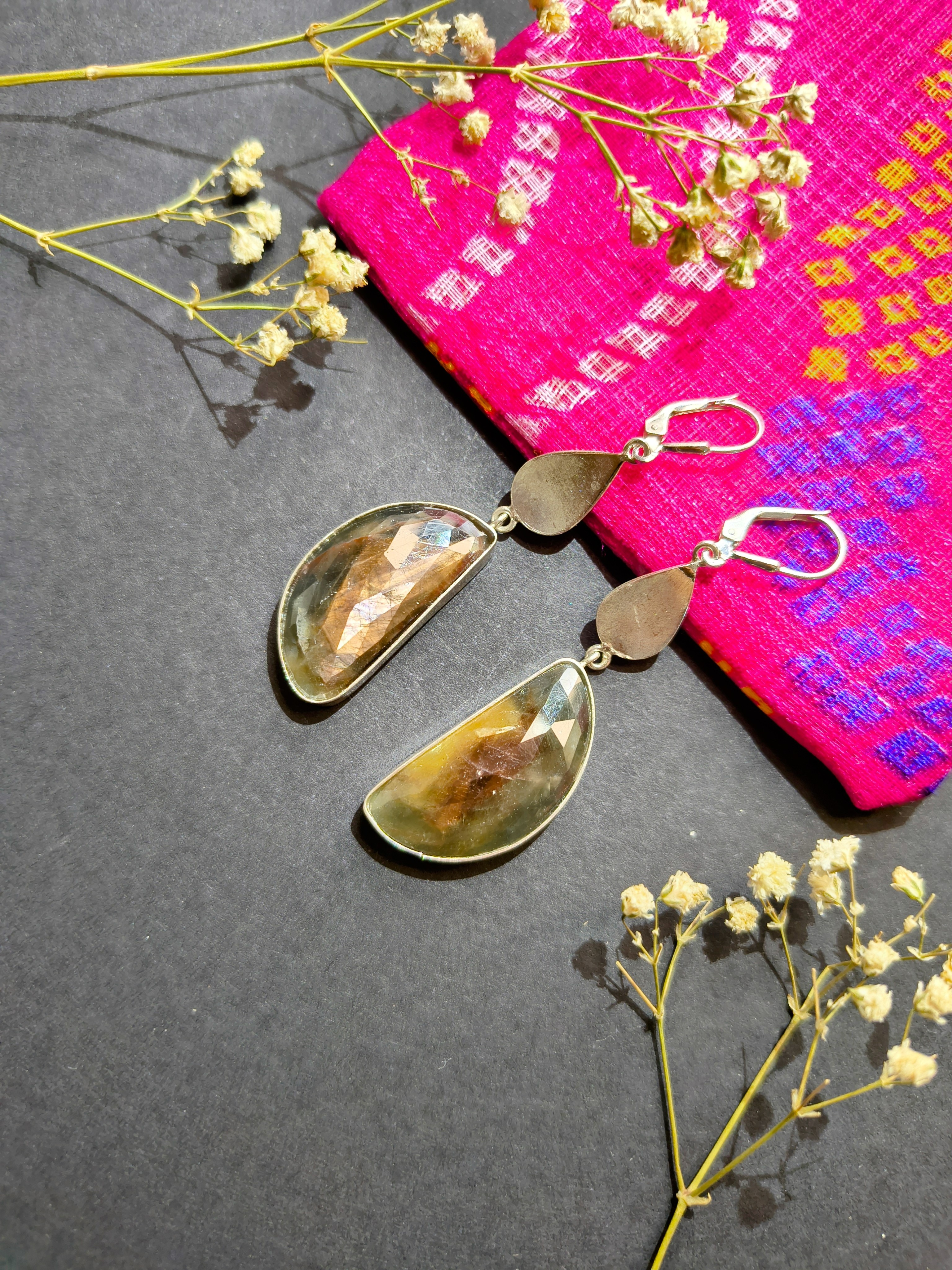 Semi-Precious Stone Earrings