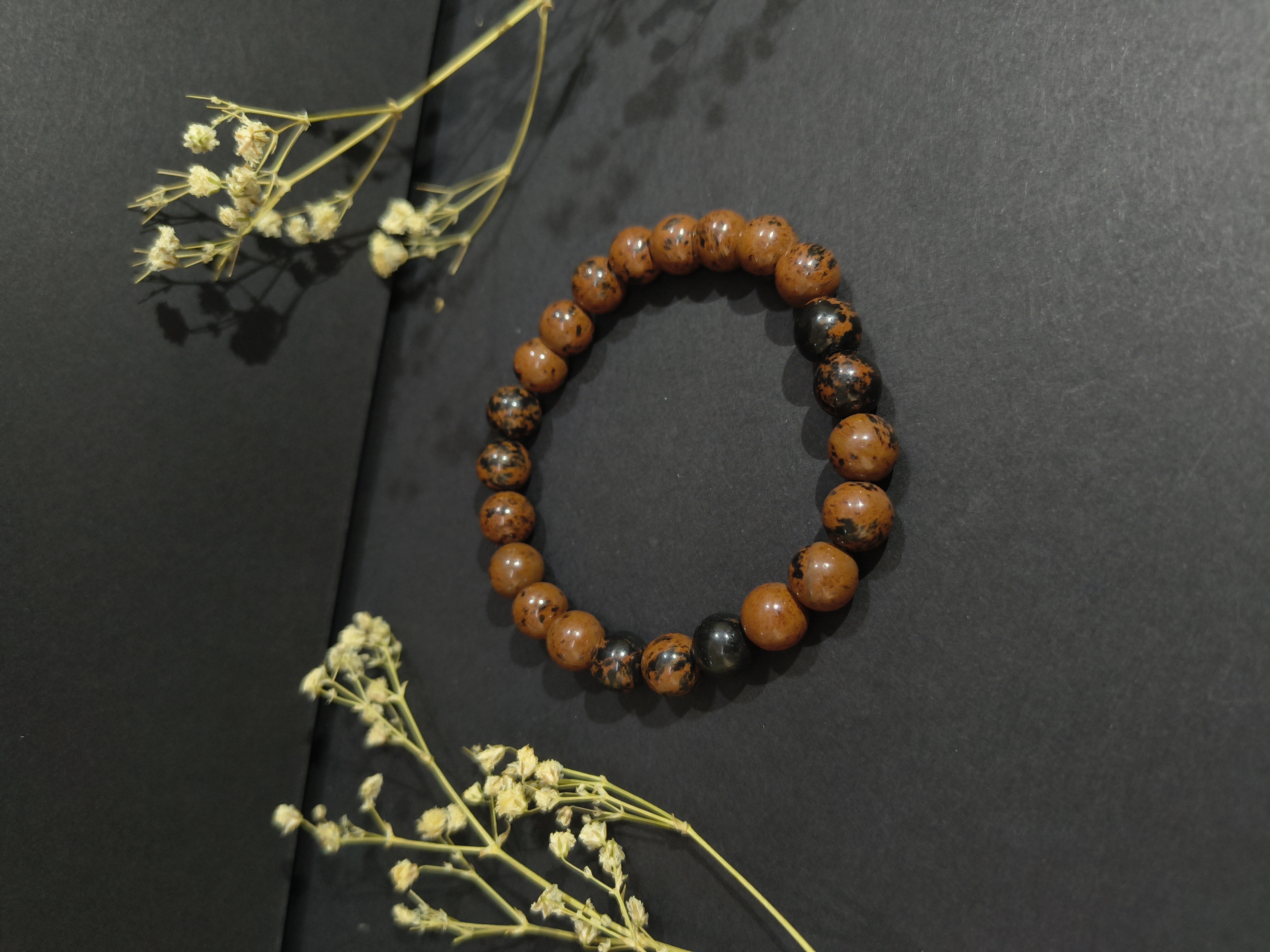 Natural Stone Beaded Bracelet