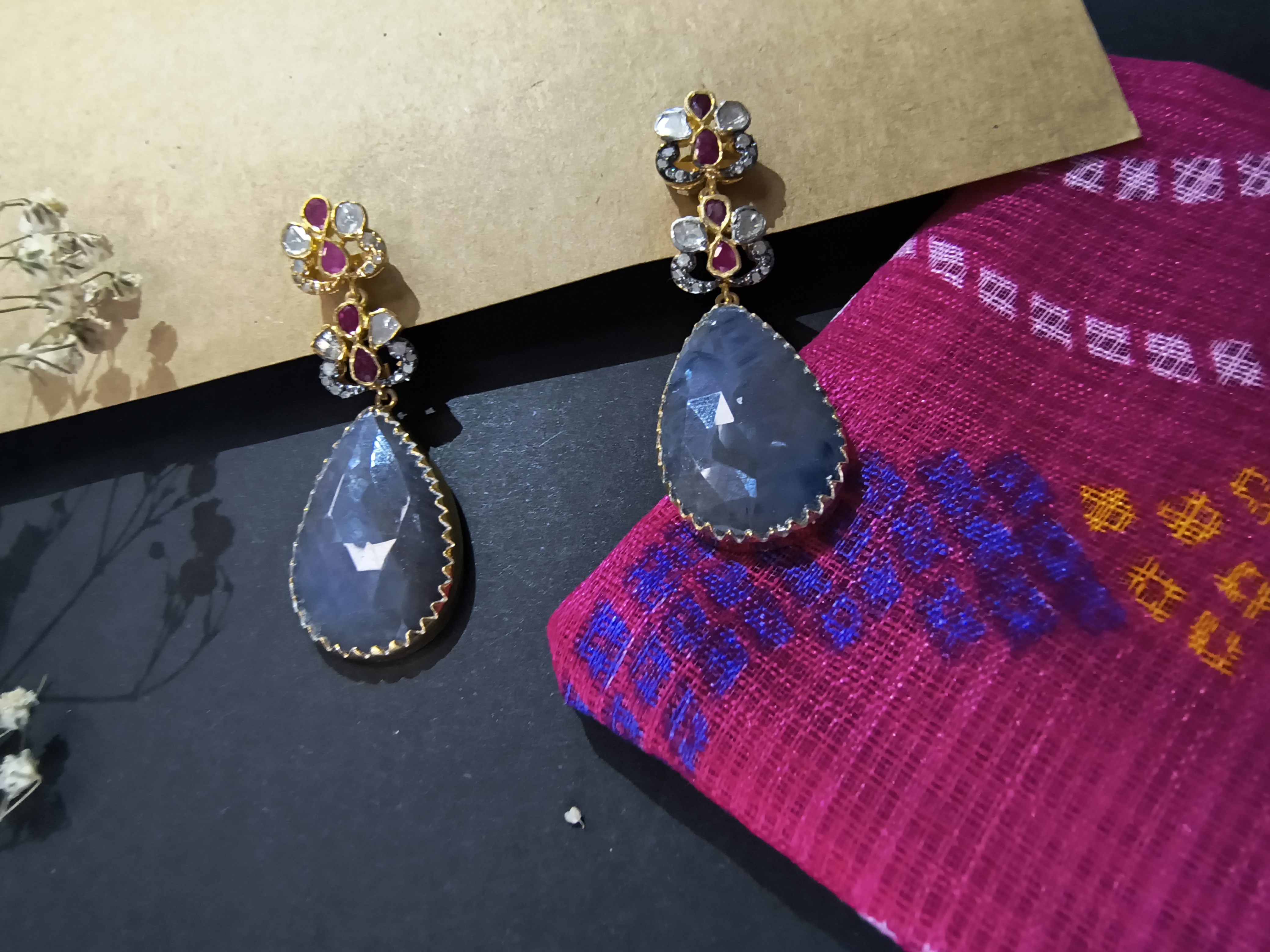 sapphire Earrings