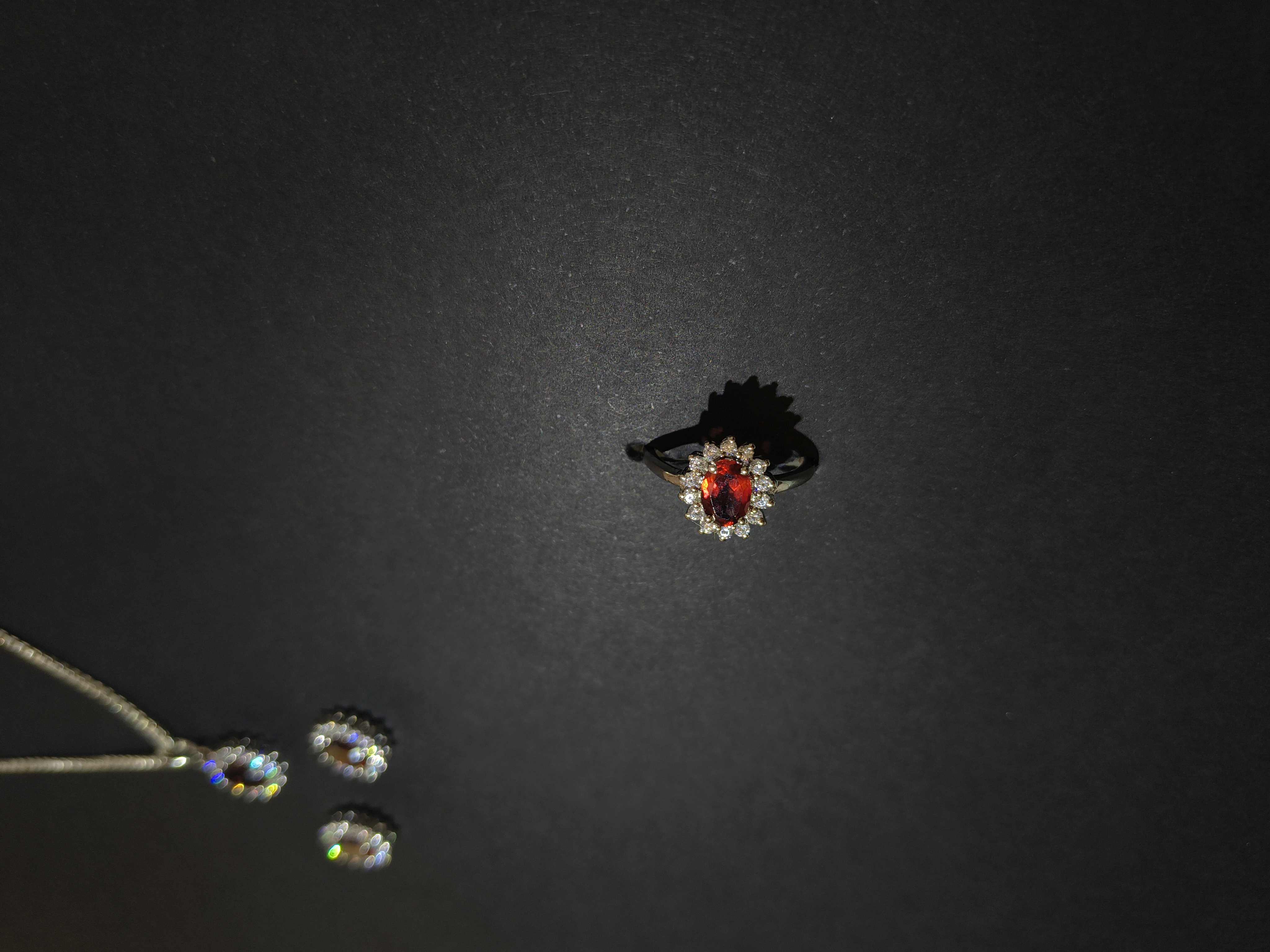Cornelian Garnet Jewelry Set