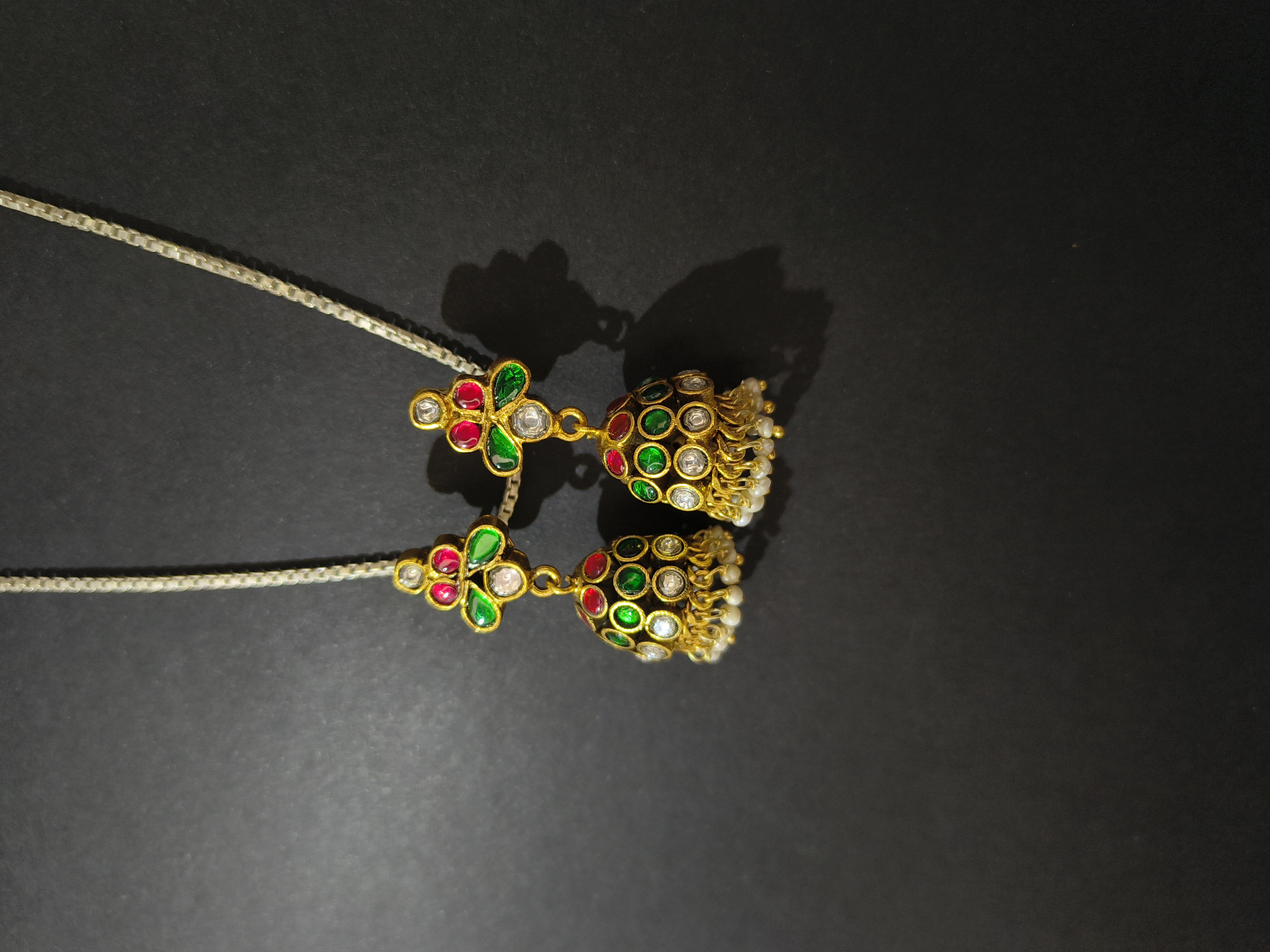 Traditional Indian Jhumka Earrings