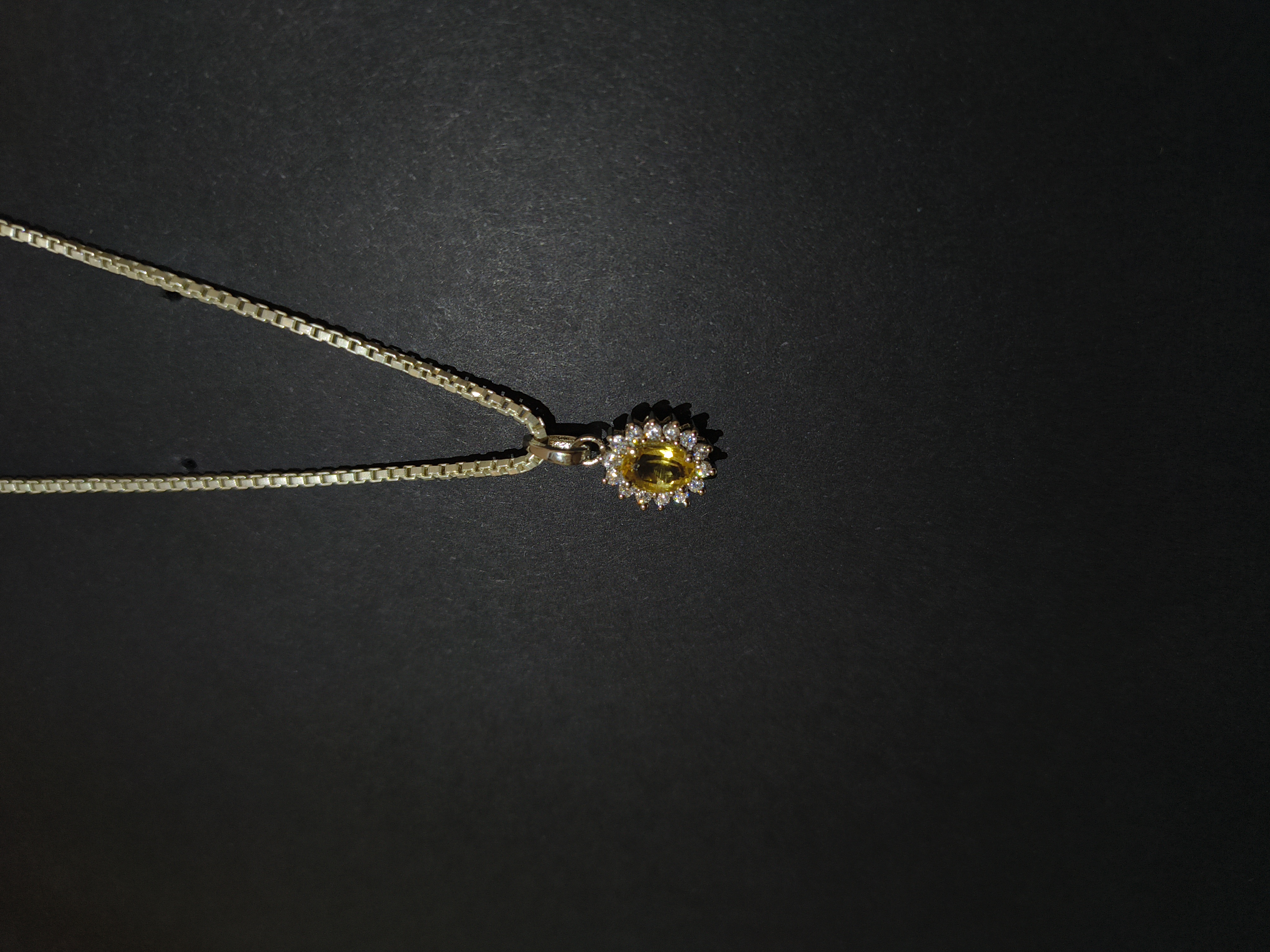 Citrine gemstone jewelry set