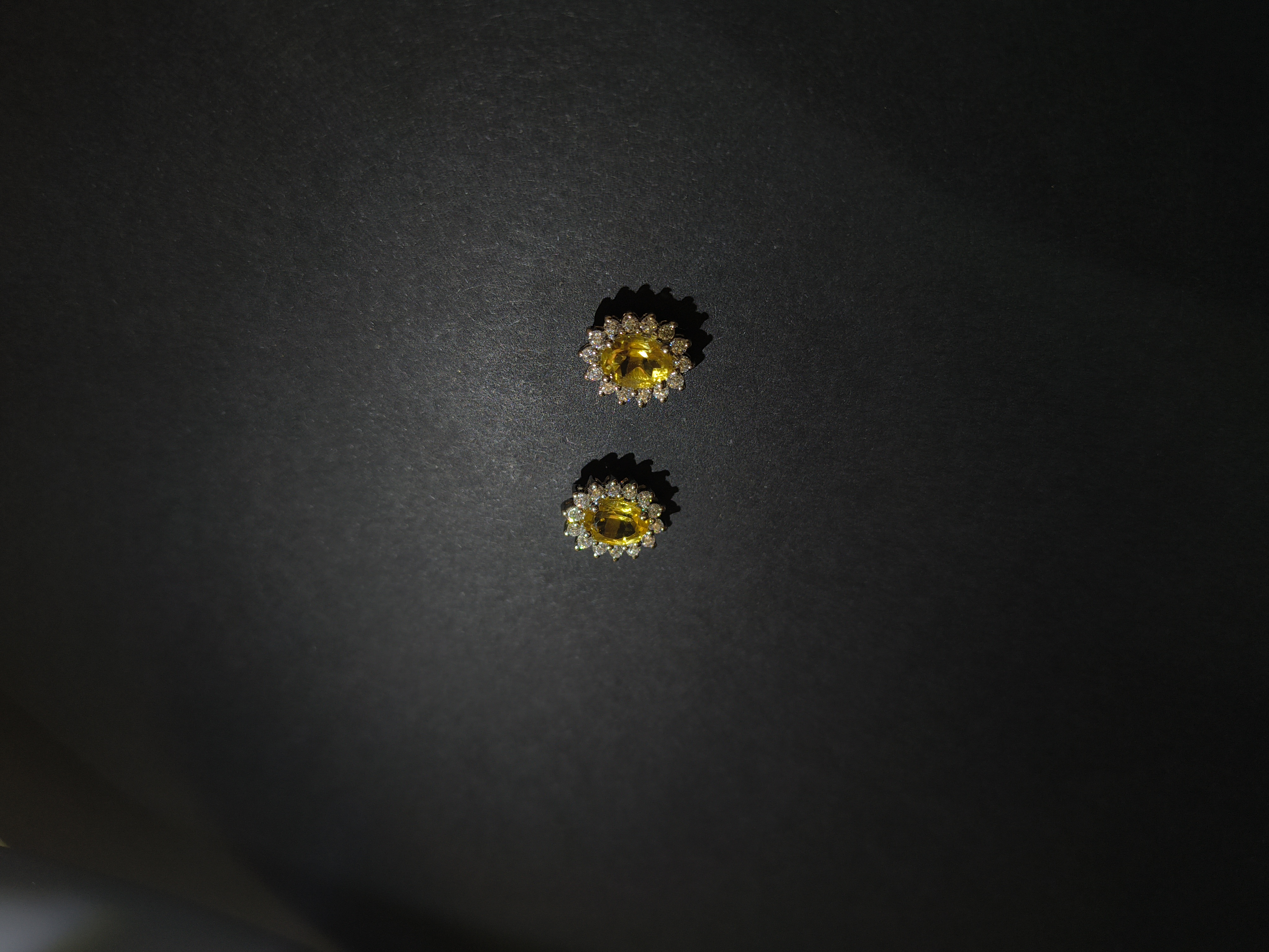 Citrine gemstone jewelry set