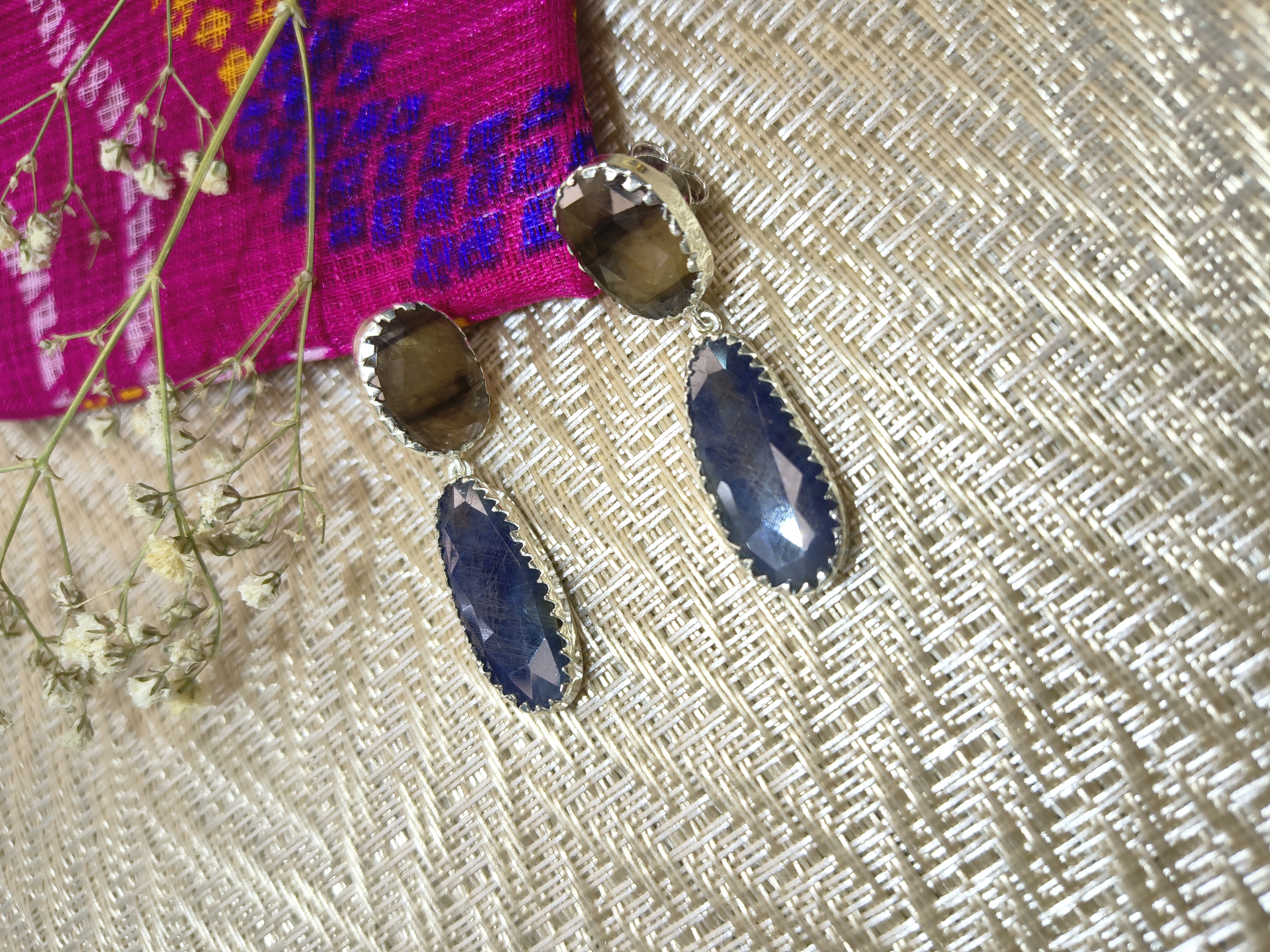 sapphire Earrings