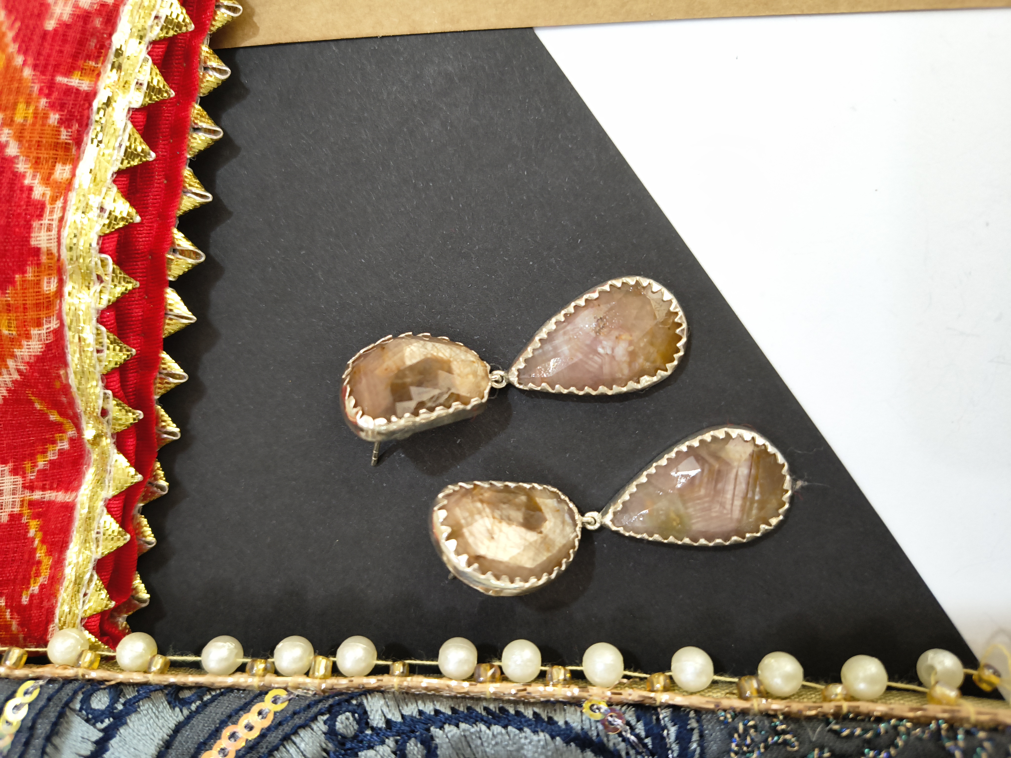 Golden Teardrop Earrings
