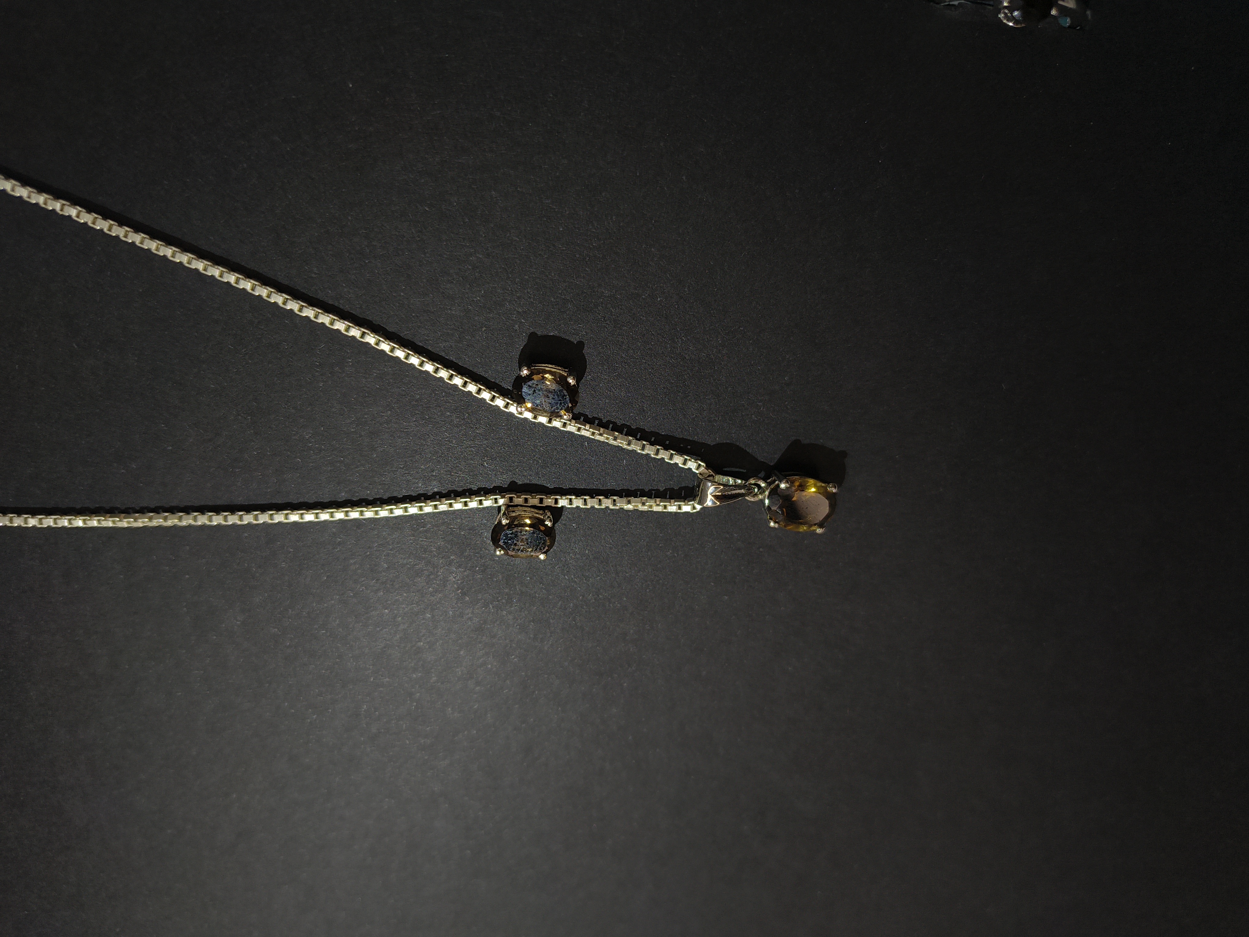 Smoky topaz Elegant Gemstone Necklace