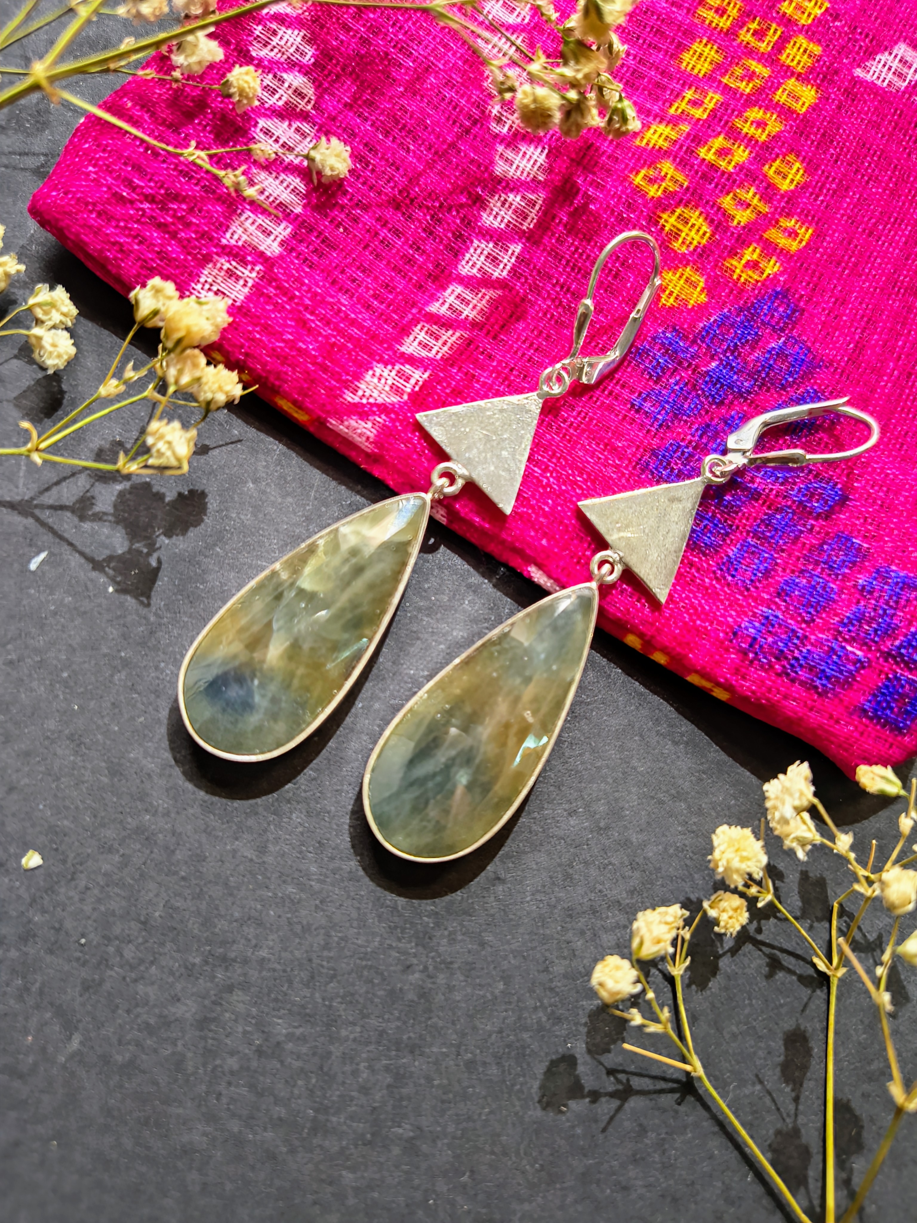  sapphire earrings