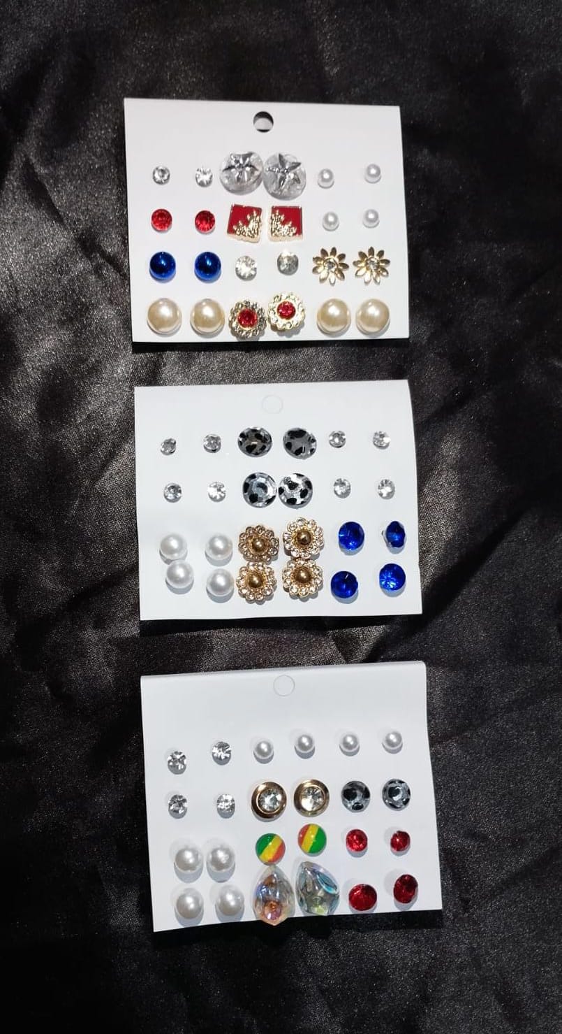 Kit Gracinhas • 12 pares de brincos