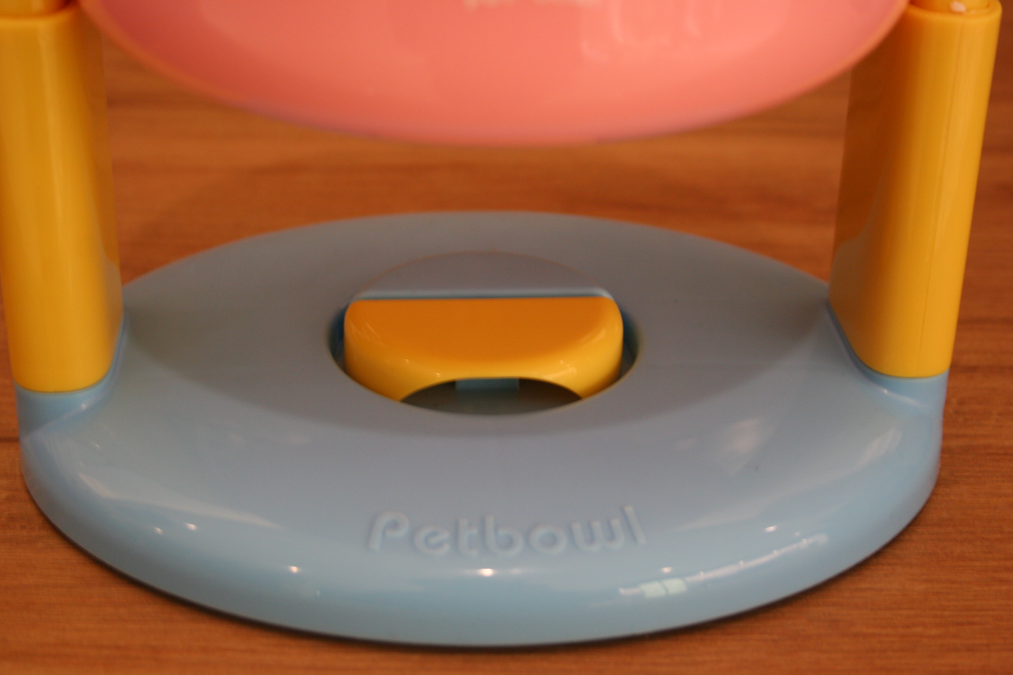 Tigela Ajustável Antiderrapante para Gatos Rosa