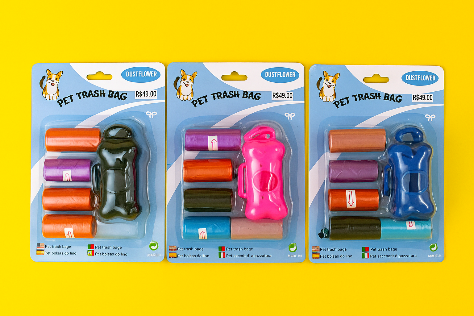 Porta Saquinho Higienico C-5 Sacos