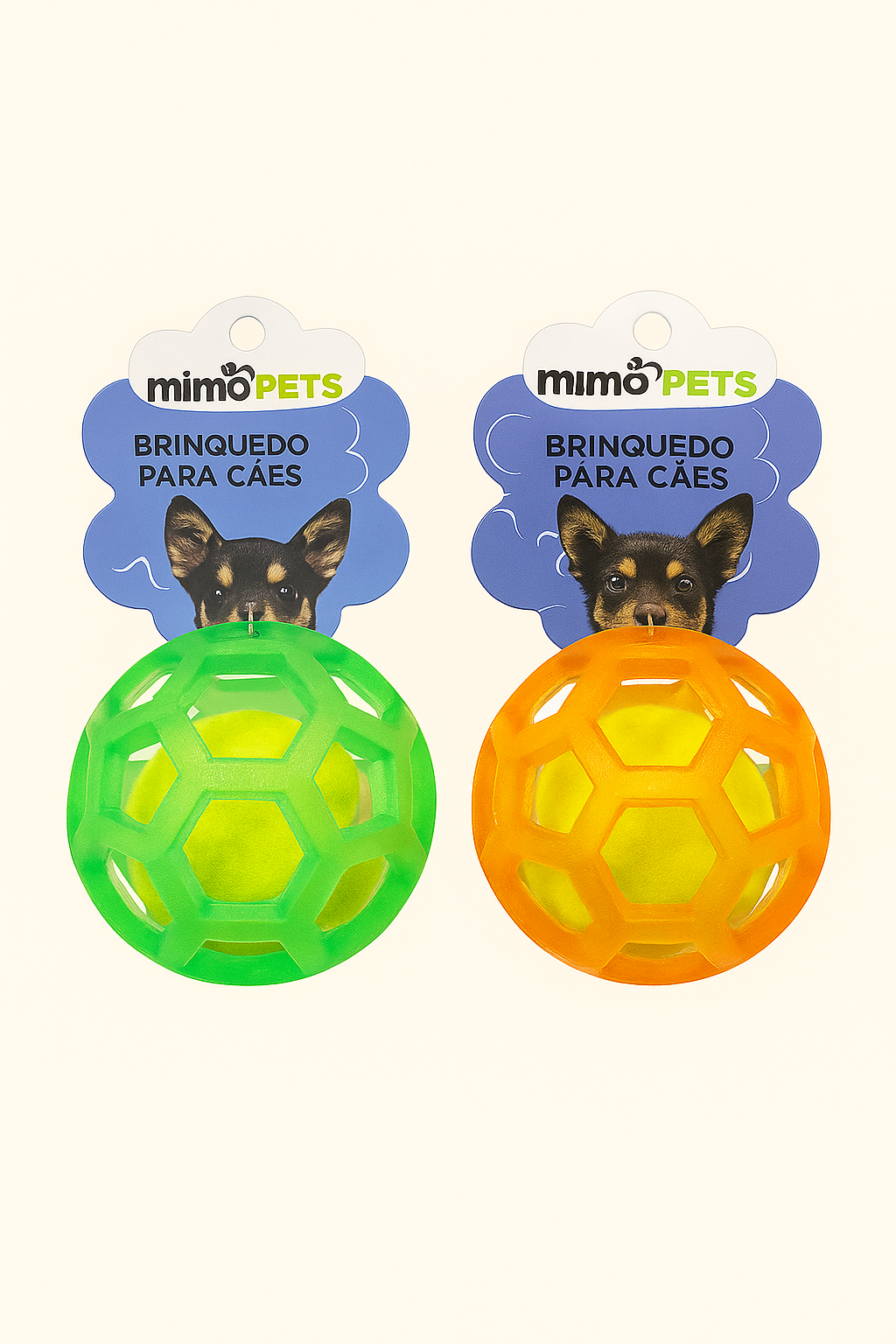 Brinquedo bolinha com bola de tênis 