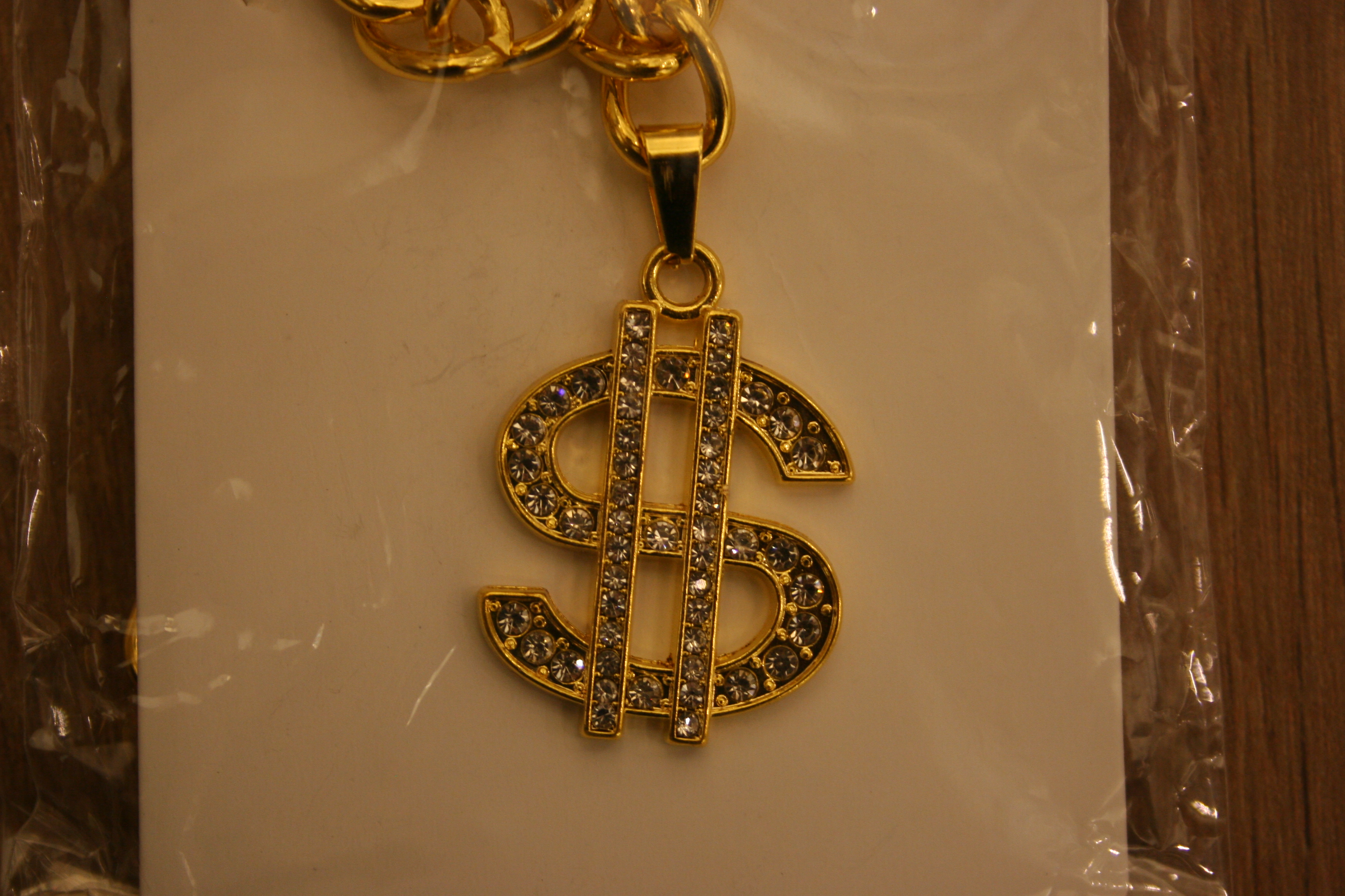 Colar Premium Dourado – Símbolo Cifrão 