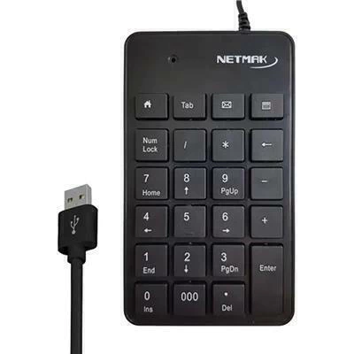 Teclado Numérico Netmak MINI USB – Compacto y práctico