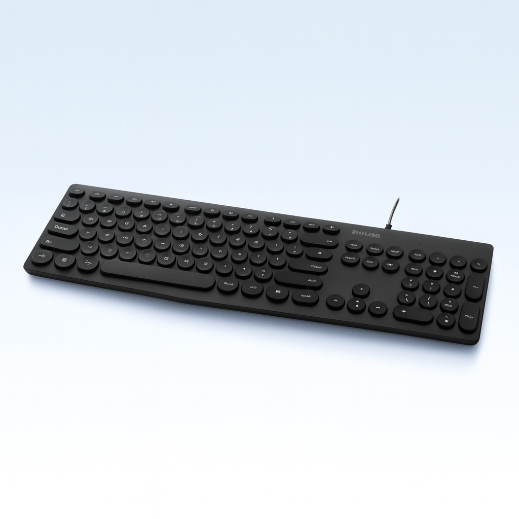 Teclado Philips K313 – Comodidad y estilo con conexión USB ⚙️