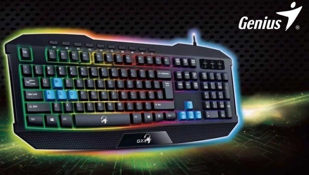 Teclado Gamer Genius GX Scorpion RGB USB – Negro