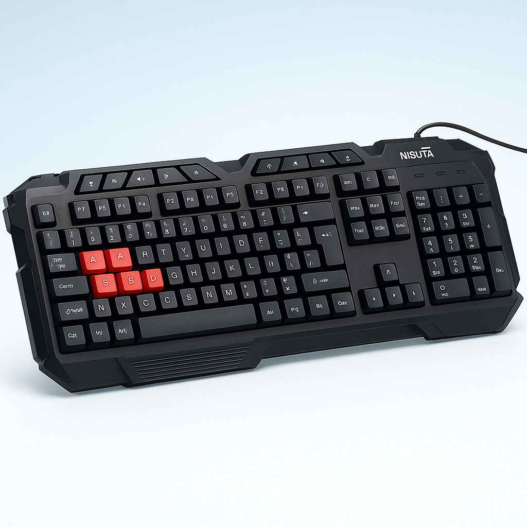 Teclado Gaming Nisuta – Precisión y estilo en cada jugada
