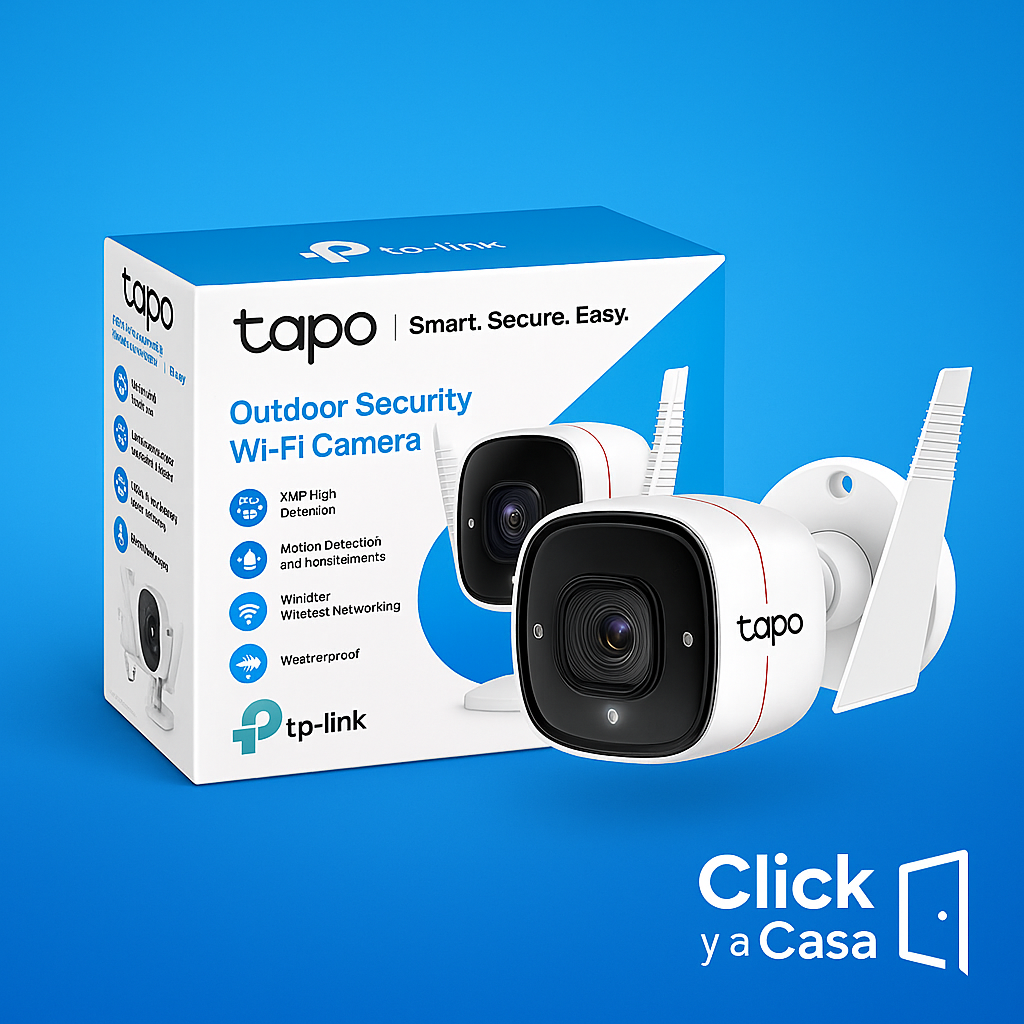 Cámara WiFi TP-Link Tapo C310 – Seguridad exterior Full HD 24/7