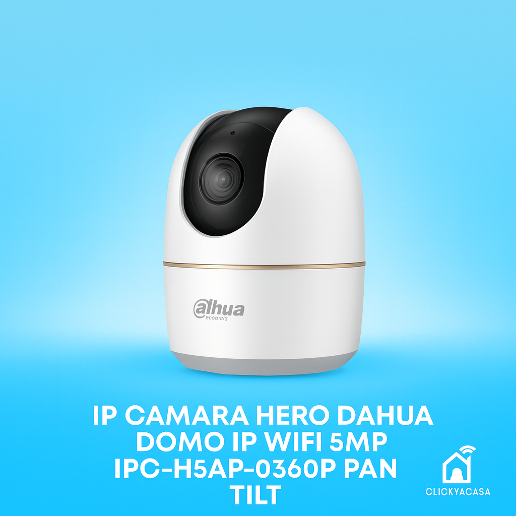 Cámara WiFi Hero Dahua Domo 5MP – Visión 360° y máxima definición