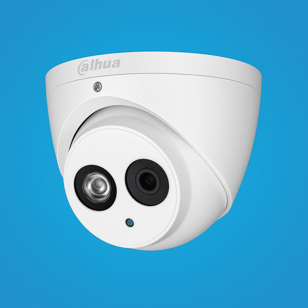 Cámara Domo Dahua 2MP HDCVI – Full HD con micrófono y visión nocturna