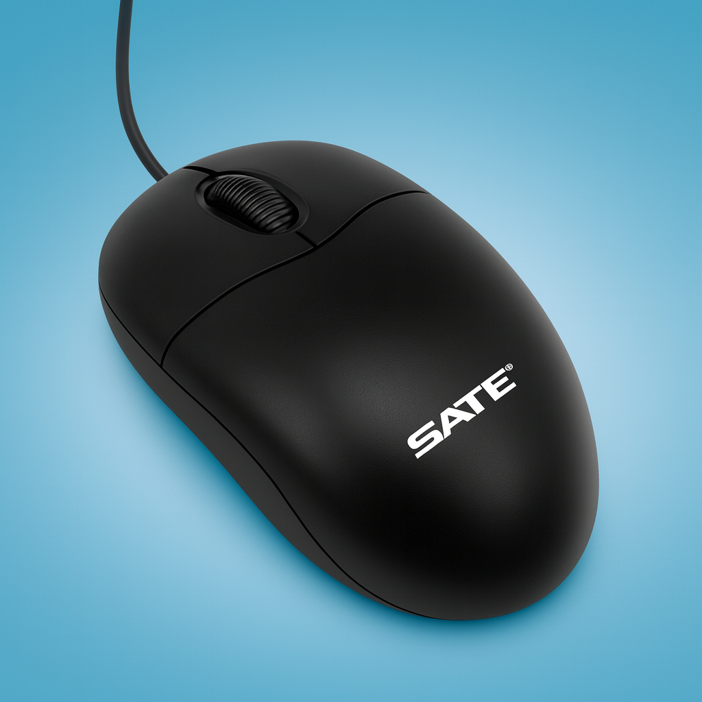 Mouse Óptico Satellite A-33P – Precisión y diseño compacto