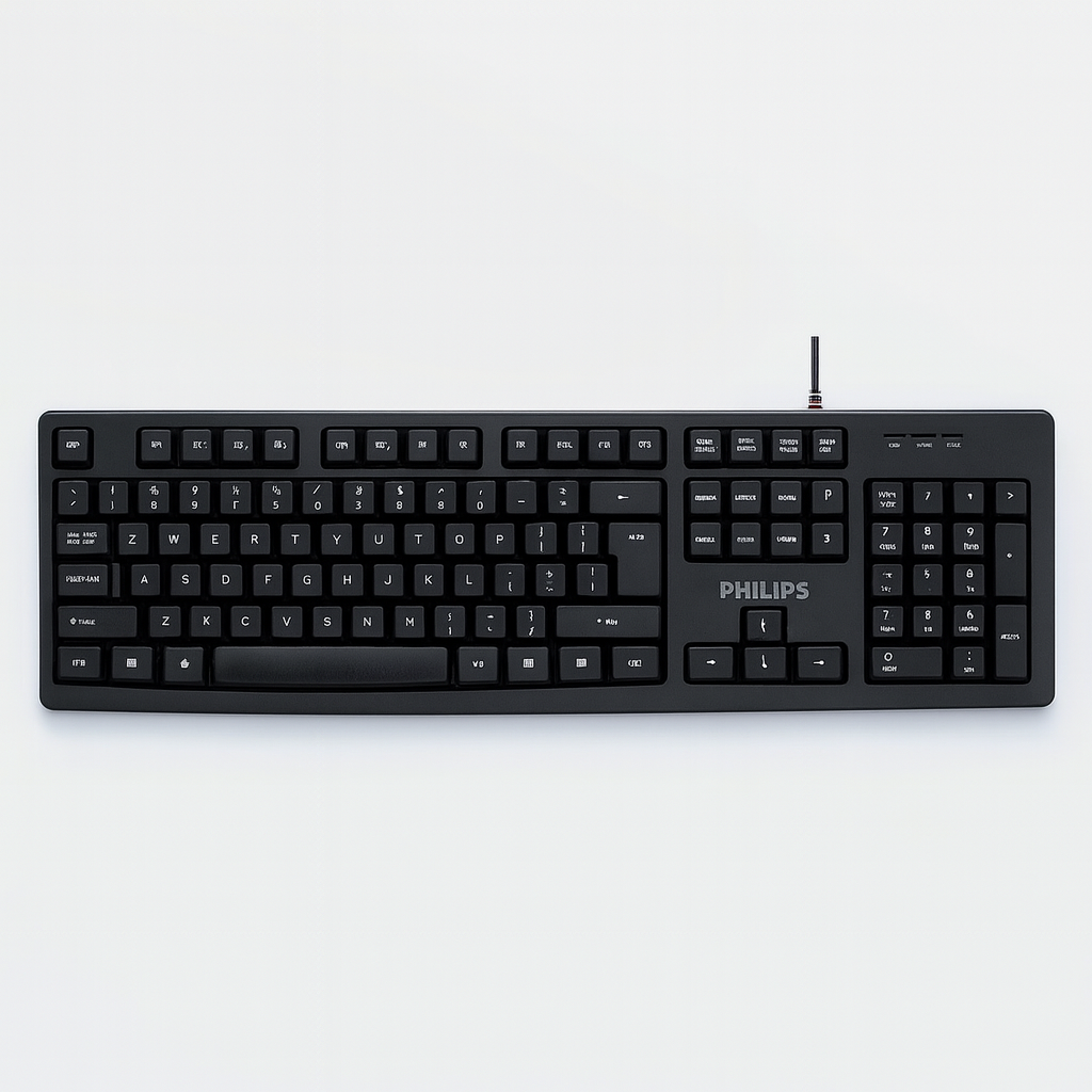 Teclado Philips Serie 2000 SPK6234B – Precisión y confort en cada tecla ⌨️