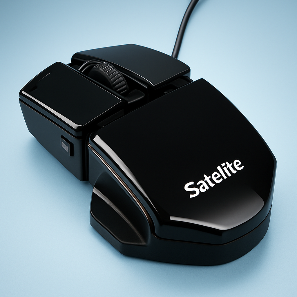 Mouse Óptico Satellite A-50P – Precisión y diseño ergonómico