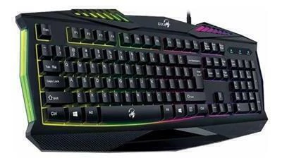 Teclado Gamer Genius GX Scorpion  Retroiluminado USB – Negro
