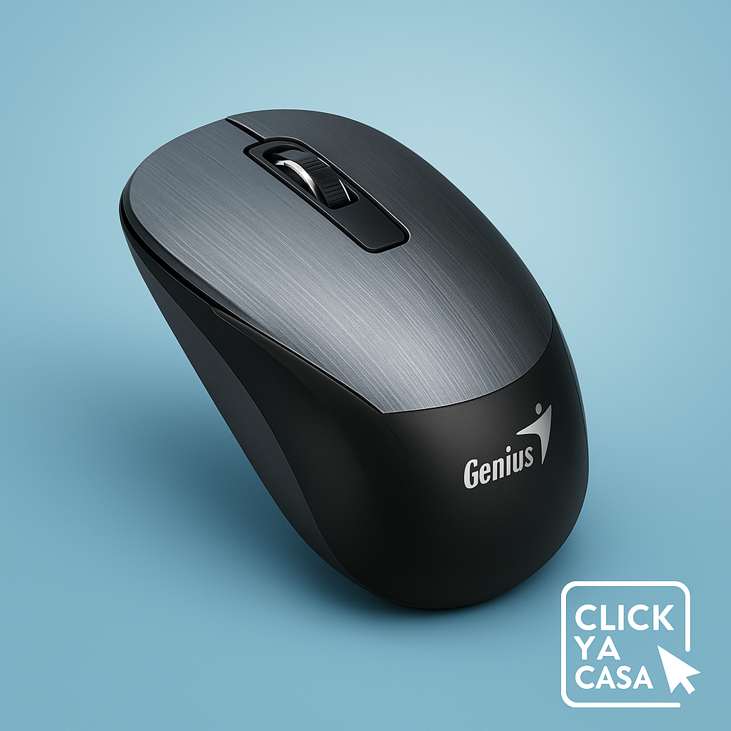 Mouse Genius NX-7015 Gray – Precisión BlueEye con diseño moderno