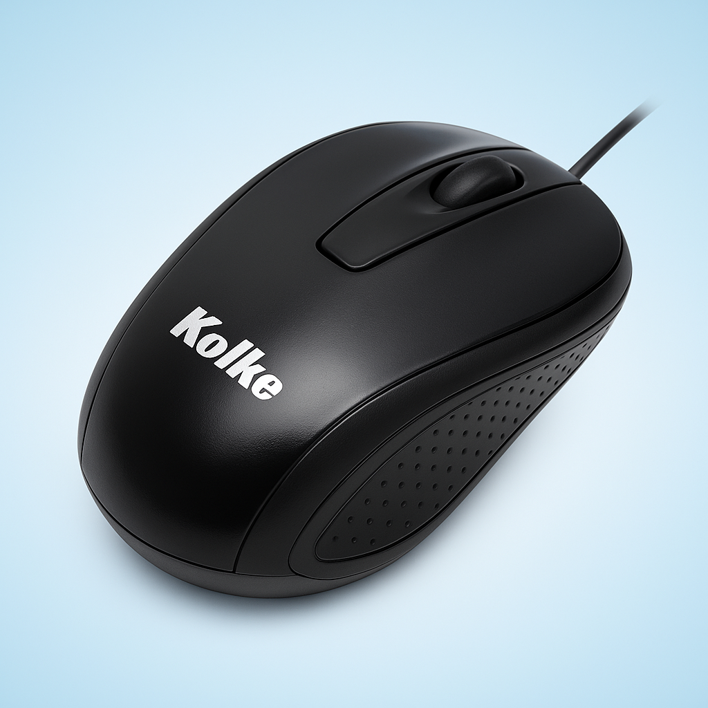 Mouse Kolke KM-112 Negro – Precisión y confort para tu día a día