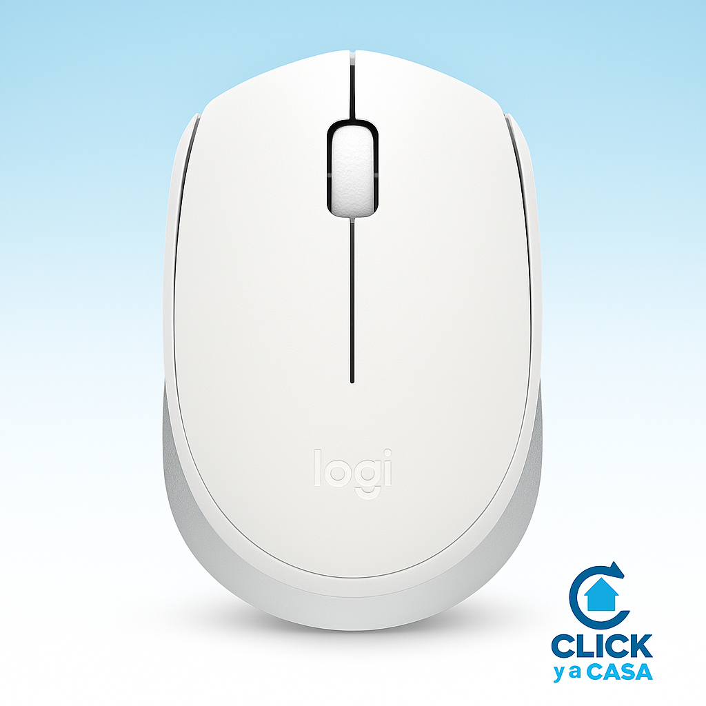 Mouse Inalámbrico Logitech M170 Blanco – Precisión y estilo sin cables