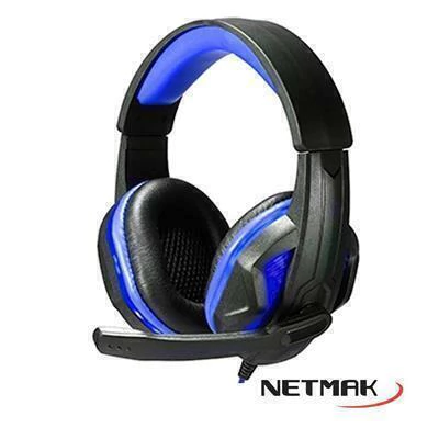 Auricular Gamer Netmak NM-Infinity con Luces LED – Tipo Vincha