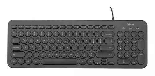 Teclado Trust Muto Silent ES – Compacto y de Teclas Ultra Silenciosas
