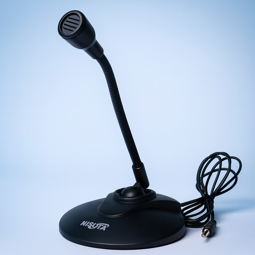 Micrófono Nisuta NS-MI130 – Precisión y claridad para tu PC 🎤