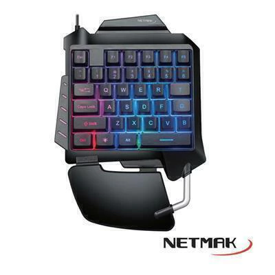 Teclado Gamer Netmak NM-Tactical USB 35 Teclas RGB