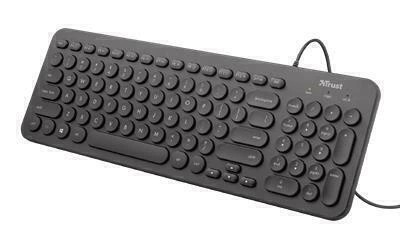 Teclado Trust Muto Silent ES – Compacto y de Teclas Ultra Silenciosas