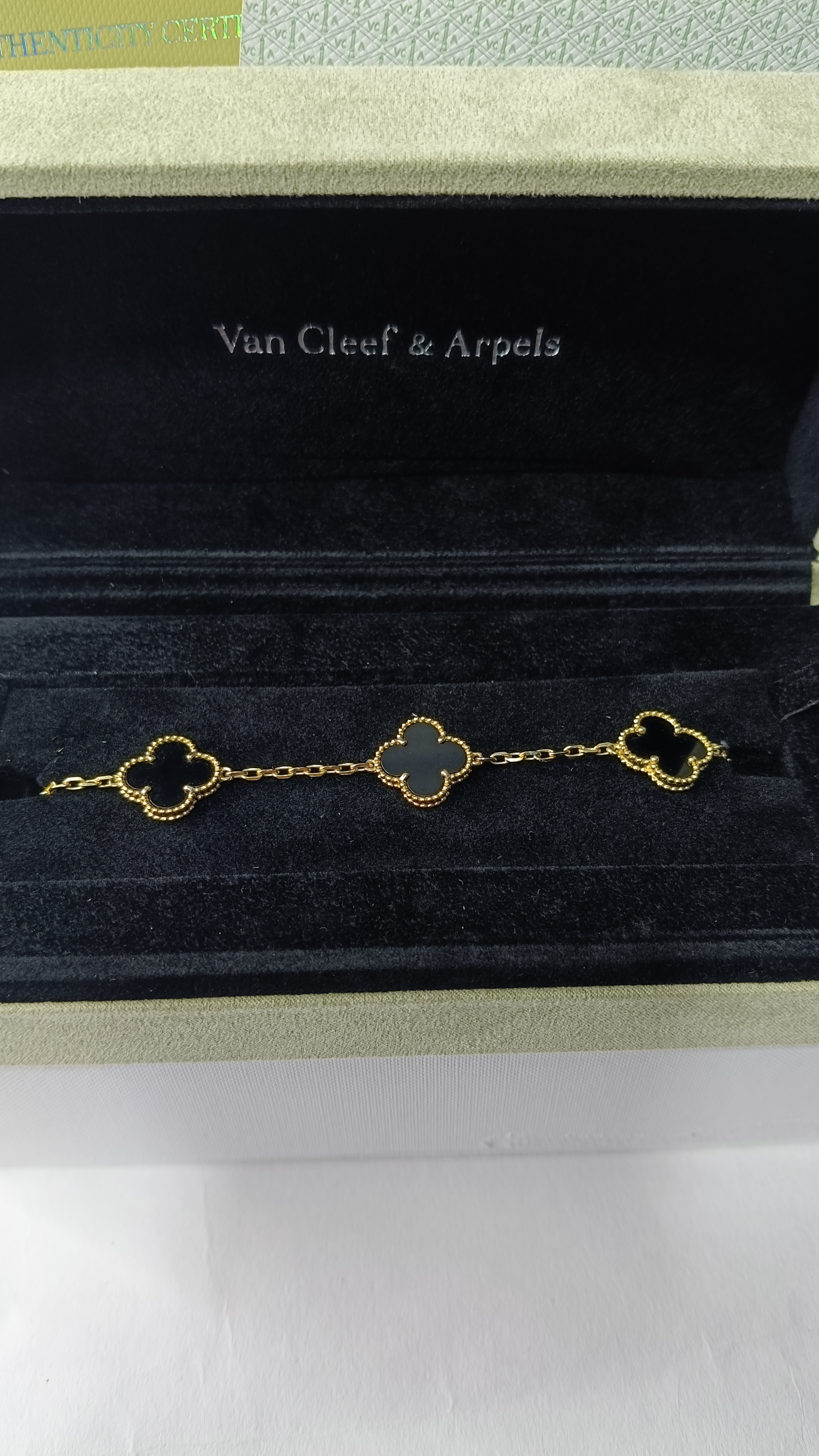 VANCLIR PLATA .925 (BAÑO DE ORO 18K)