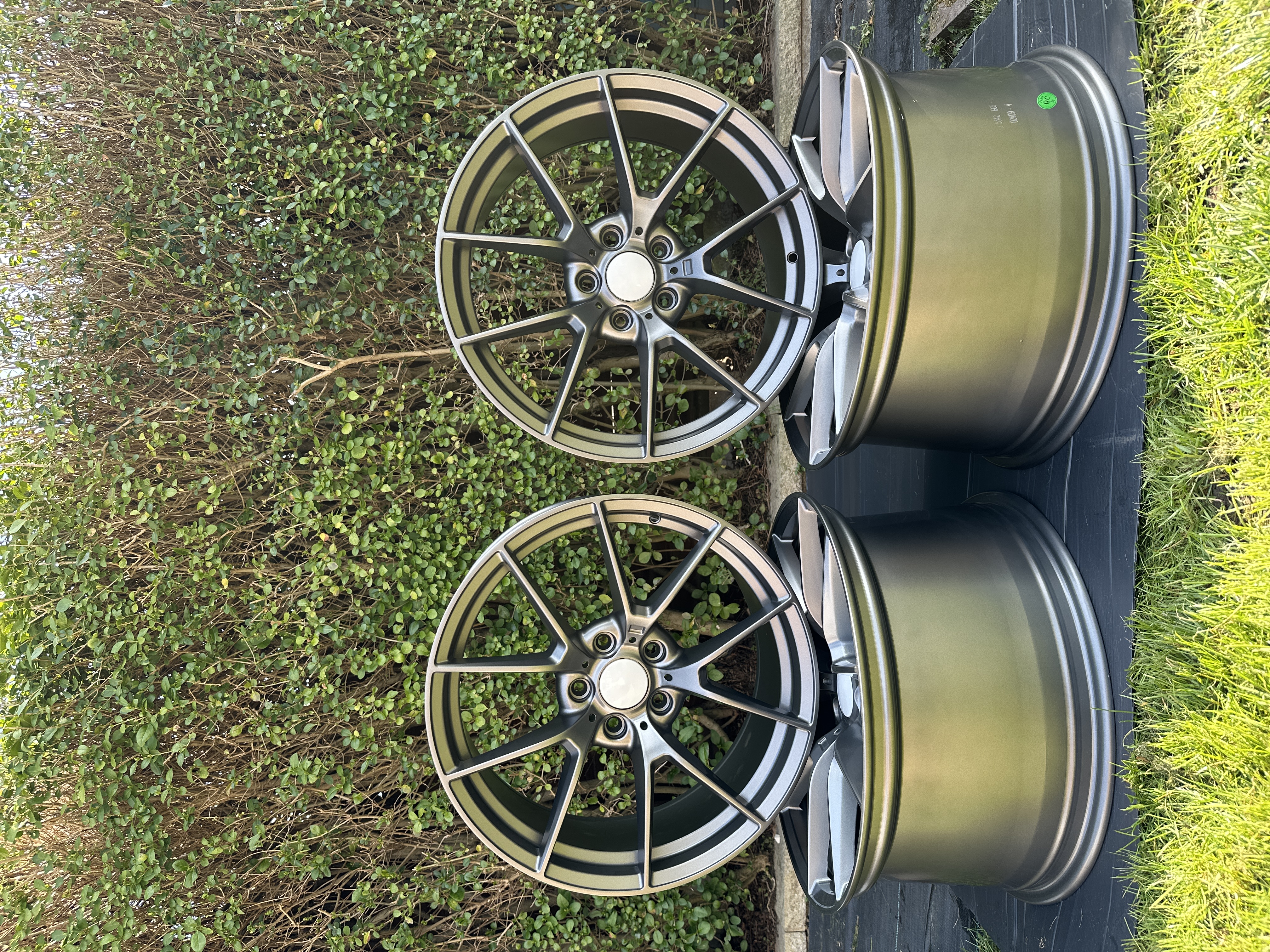 763 CS STYLE ALLOY WHEELS IN SATIN GUNMETAL BMW FITS M2 M3 M4