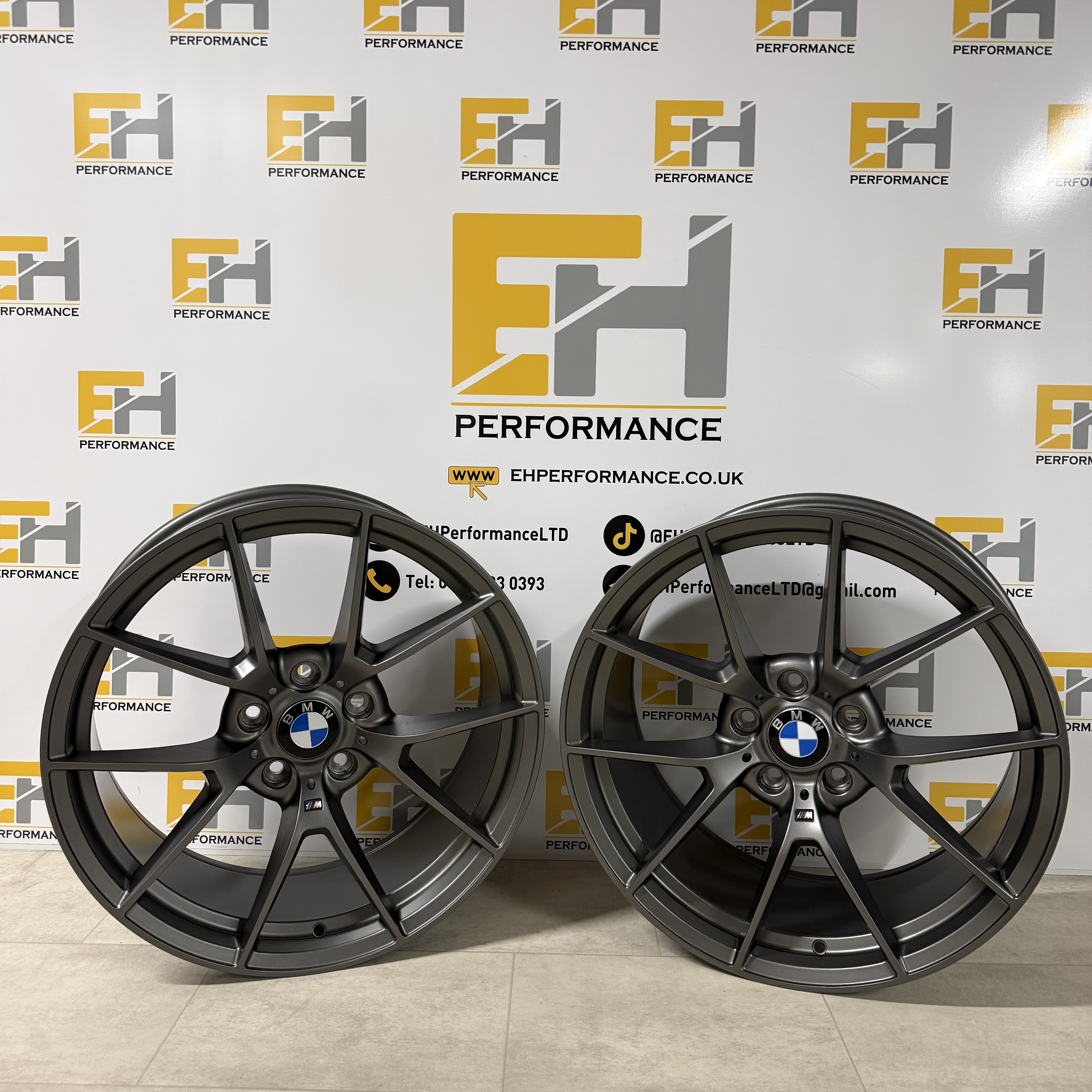 763 CS STYLE ALLOY WHEELS IN SATIN GUNMETAL BMW FITS M2 M3 M4