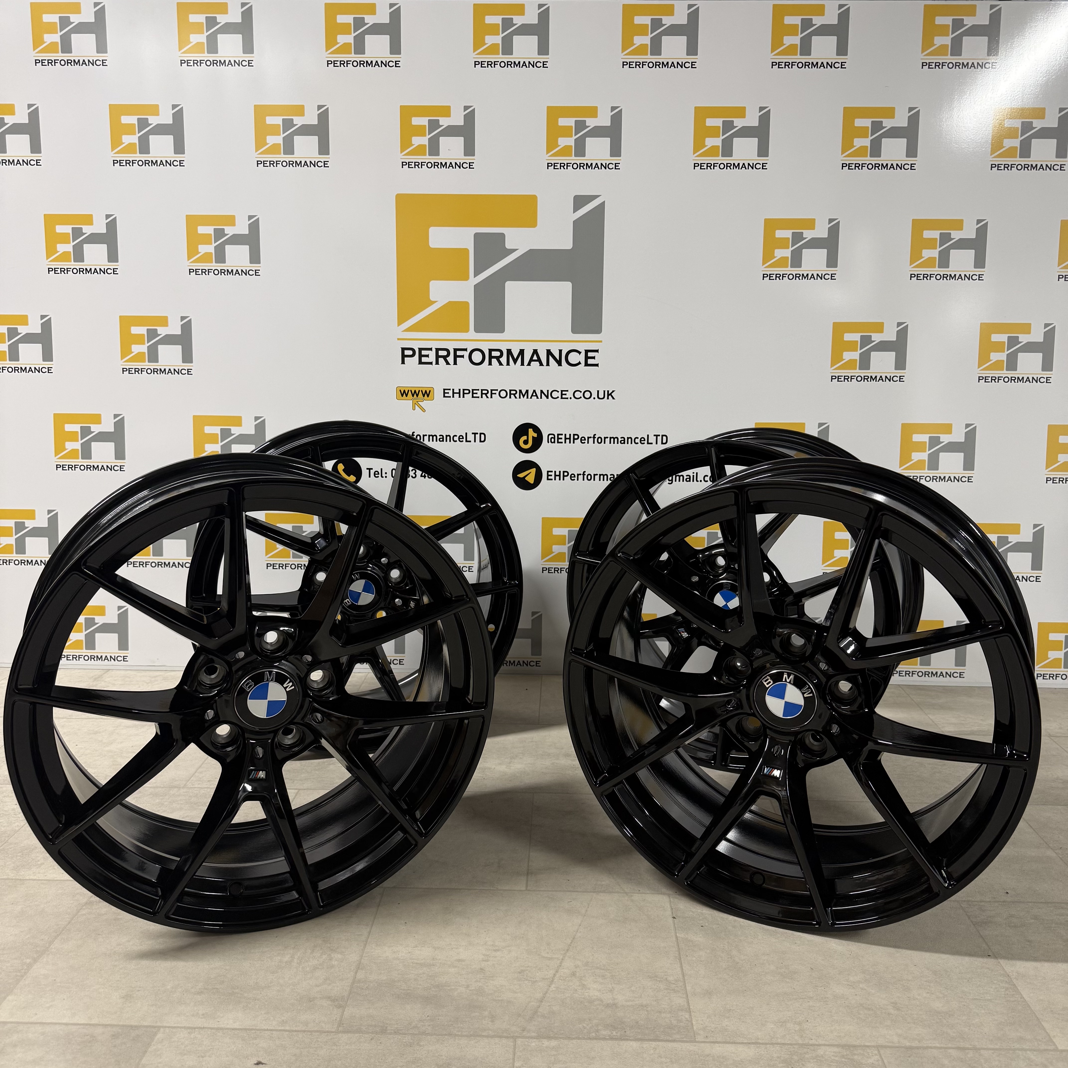 763M BMW CS Style GLOSS BLACK ALLOY WHEELS - 1 2 3 4 Series M2, M3, M4 