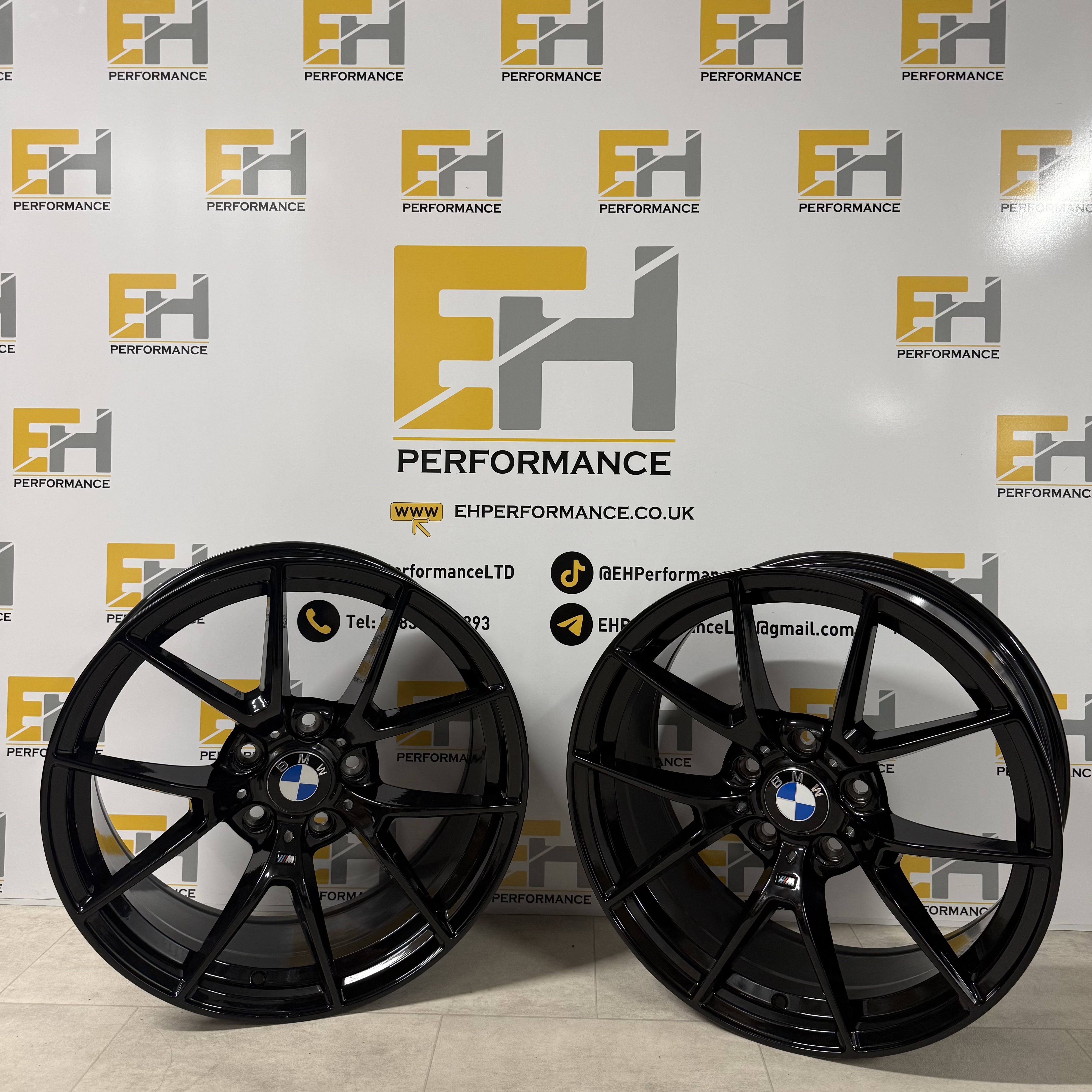 763M BMW CS Style GLOSS BLACK ALLOY WHEELS - 1 2 3 4 Series M2, M3, M4 