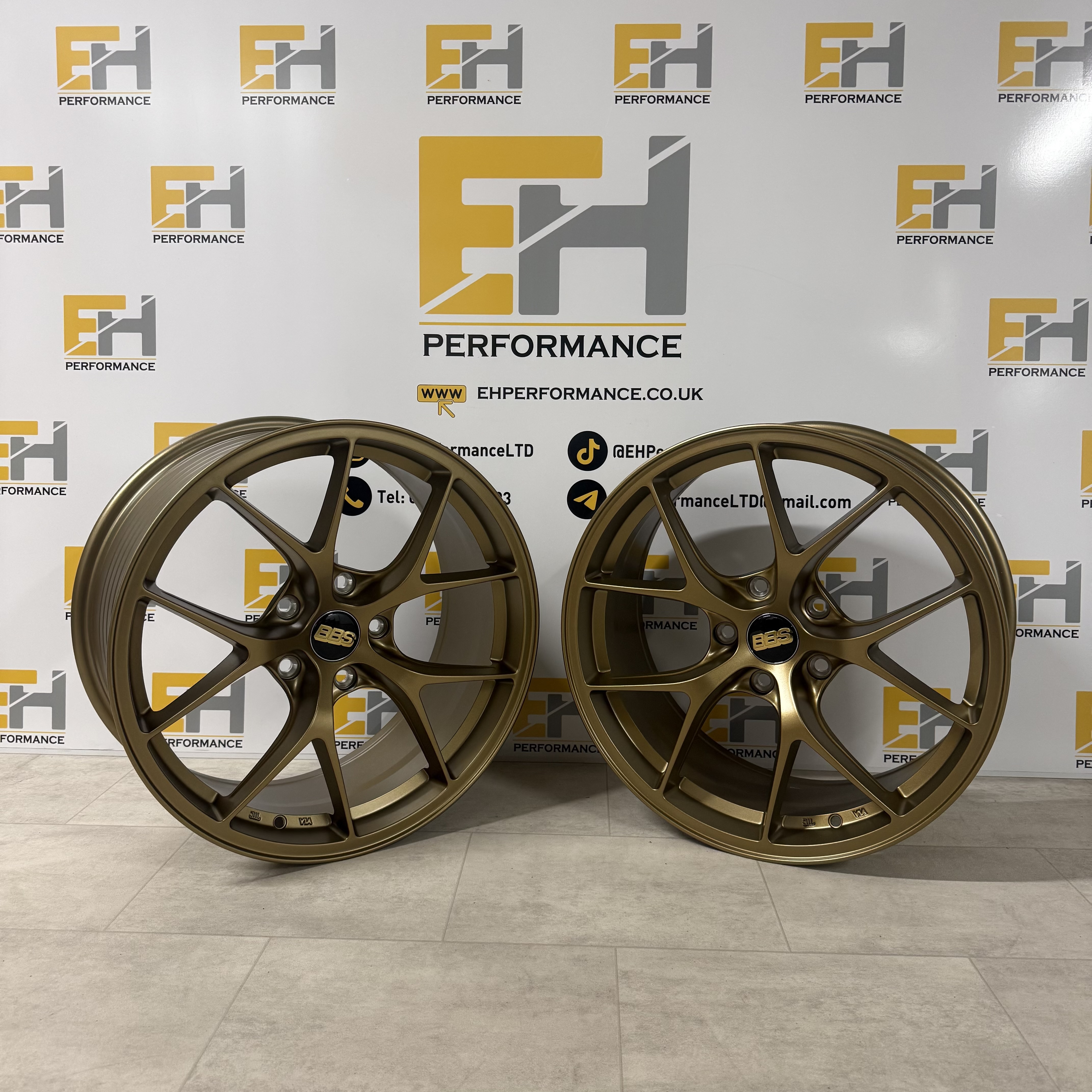 BBS 18x8.5 Bronze CI-R Style Wheels – 5x120 ET35 – 4 Alloy Set