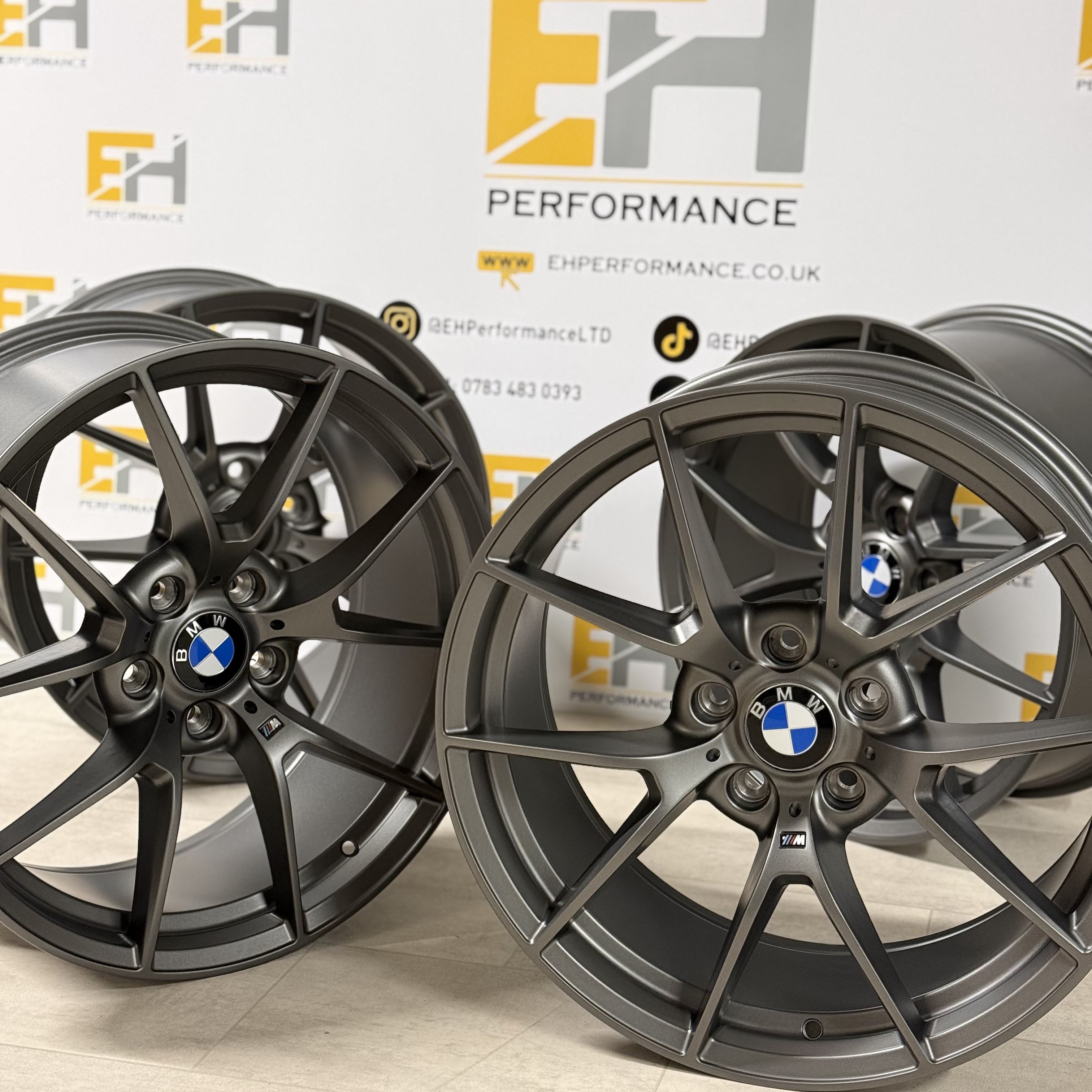763 CS STYLE ALLOY WHEELS IN SATIN GUNMETAL BMW FITS M2 M3 M4
