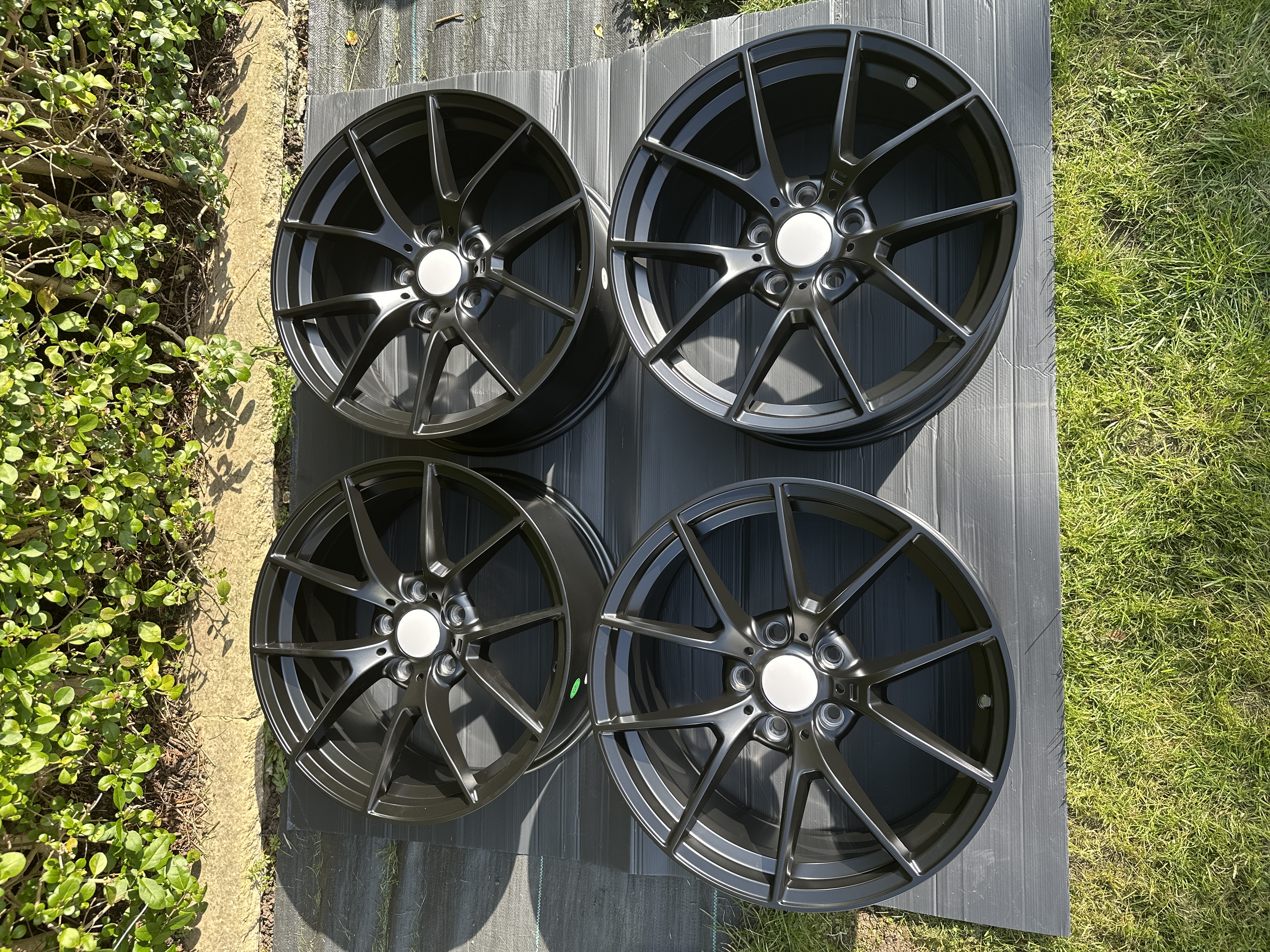 763M CS Style SATIN BLACK ALLOY WHEELS - M3 BMW 