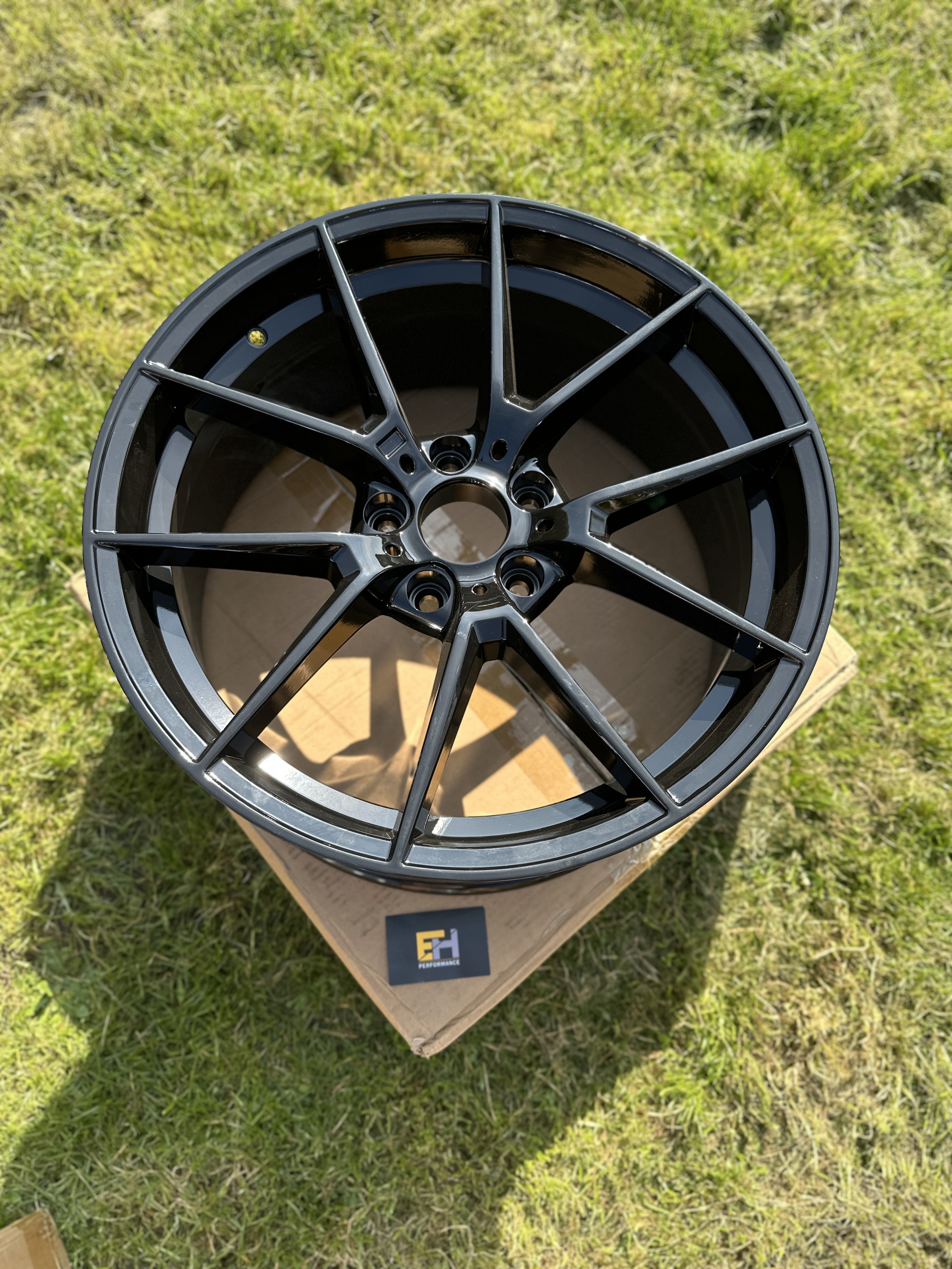 763M CS Style GLOSS BLACK ALLOY WHEELS - M3 BMW